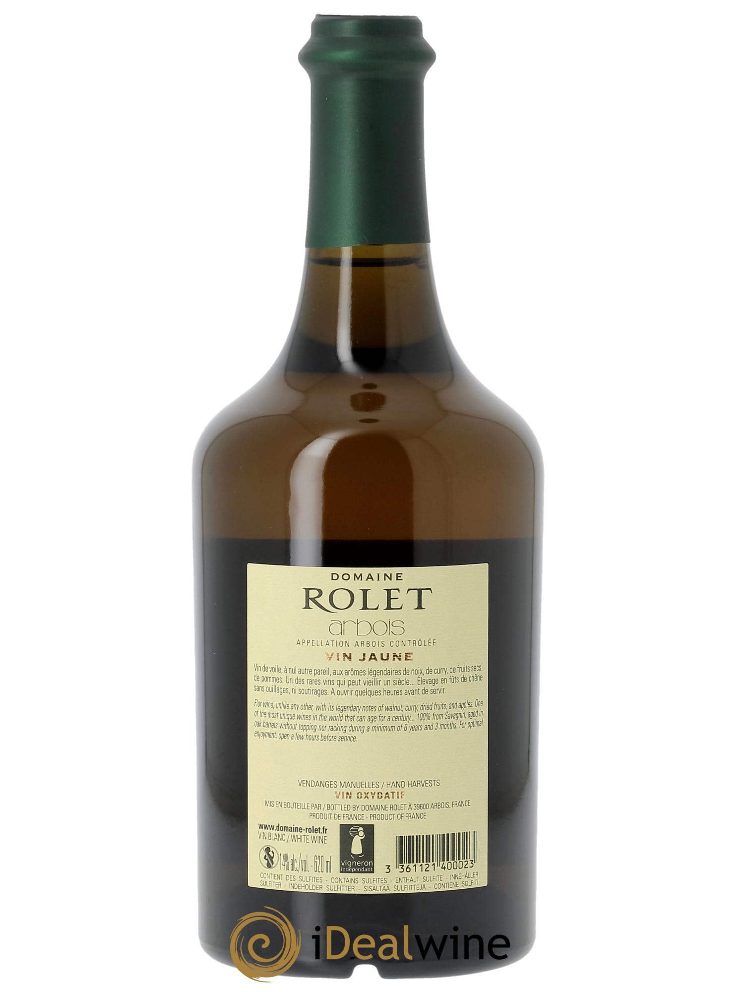 Arbois Vin Jaune  Domaine Rolet  2016 - Posten von 1 Flasche - 1