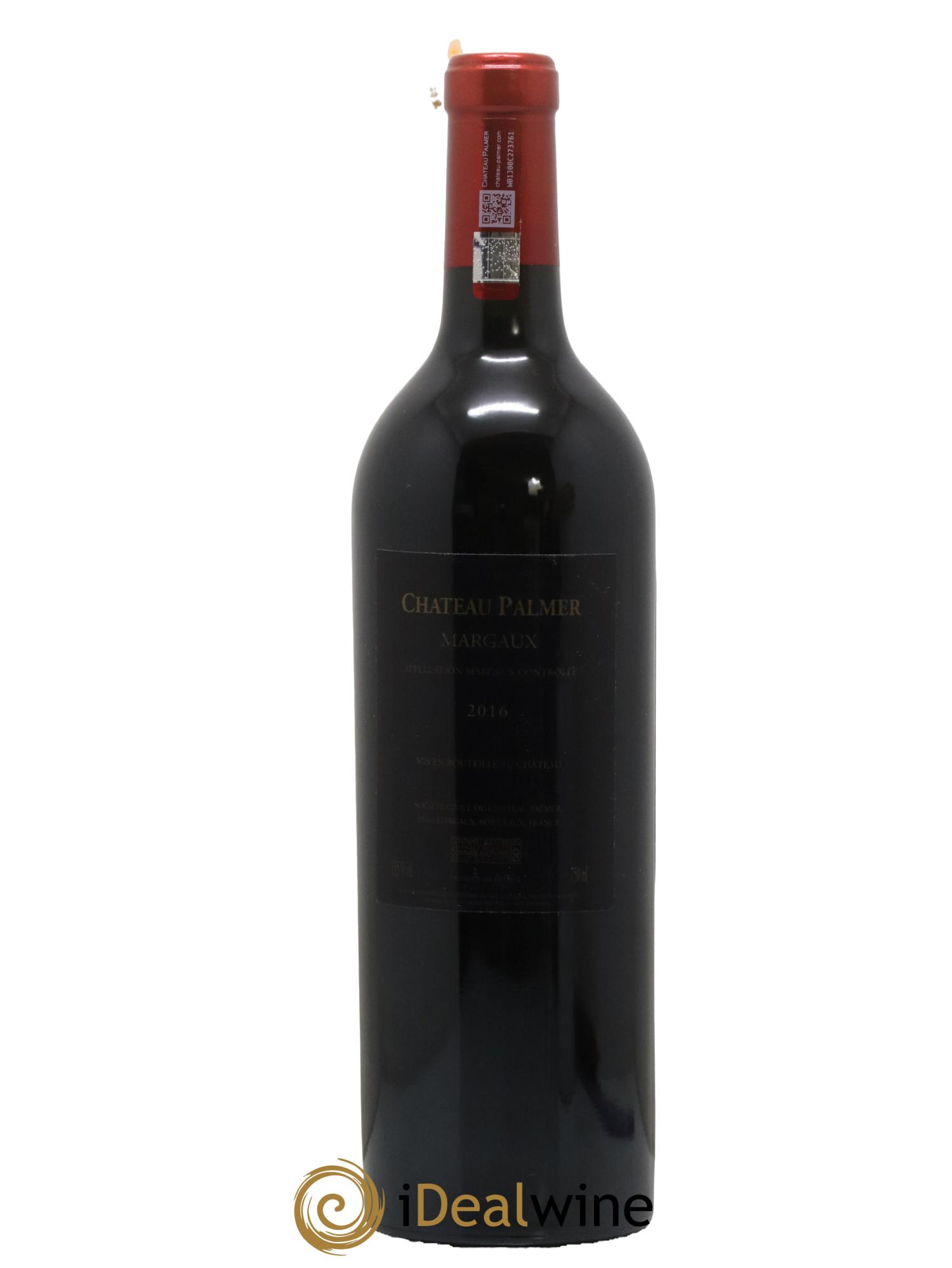 Château Palmer 3ème Grand Cru Classé 2016 - Lot de 1 bouteille - 1