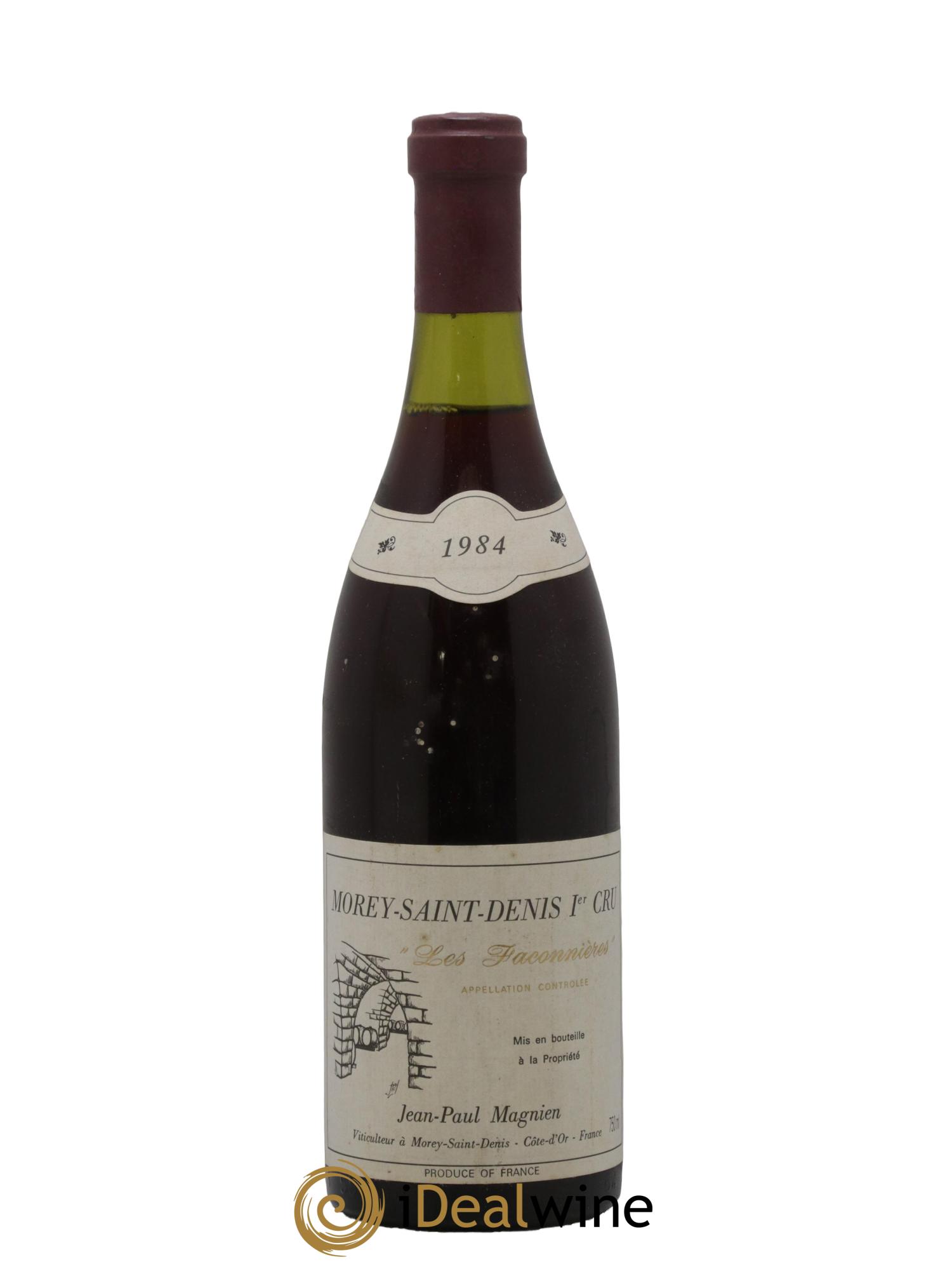 Morey-Saint-Denis 1er Cru Jean-Paul Magnien 1984 - Lot de 1 bouteille - 0