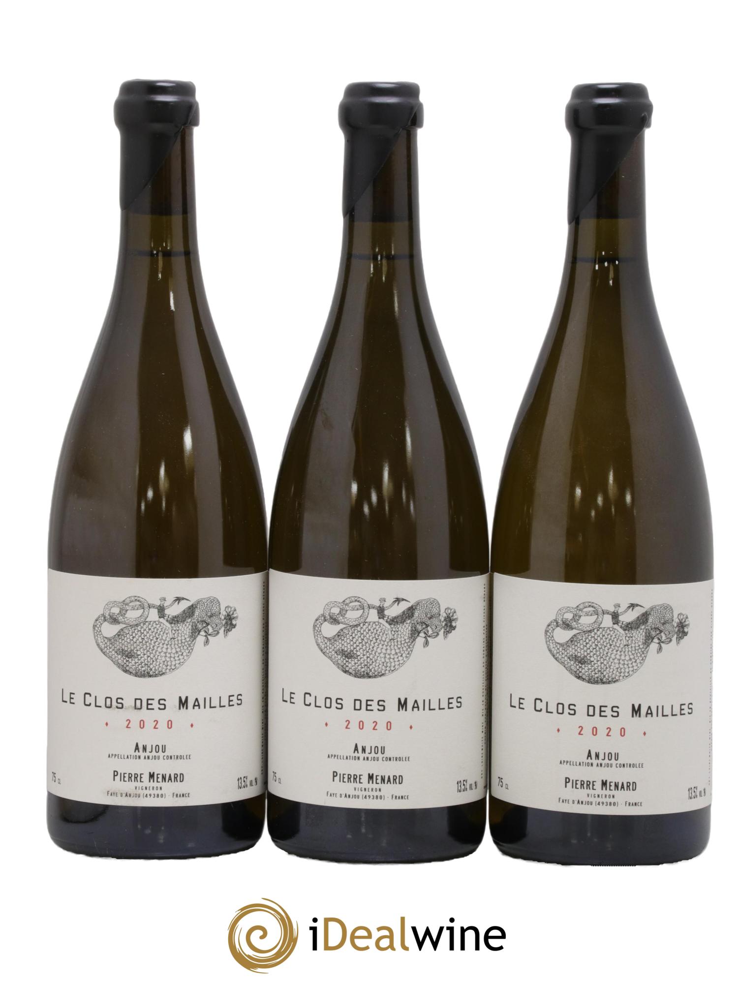 Anjou Le Clos des Mailles Pierre Ménard 2020 - Lot de 3 bouteilles - 0