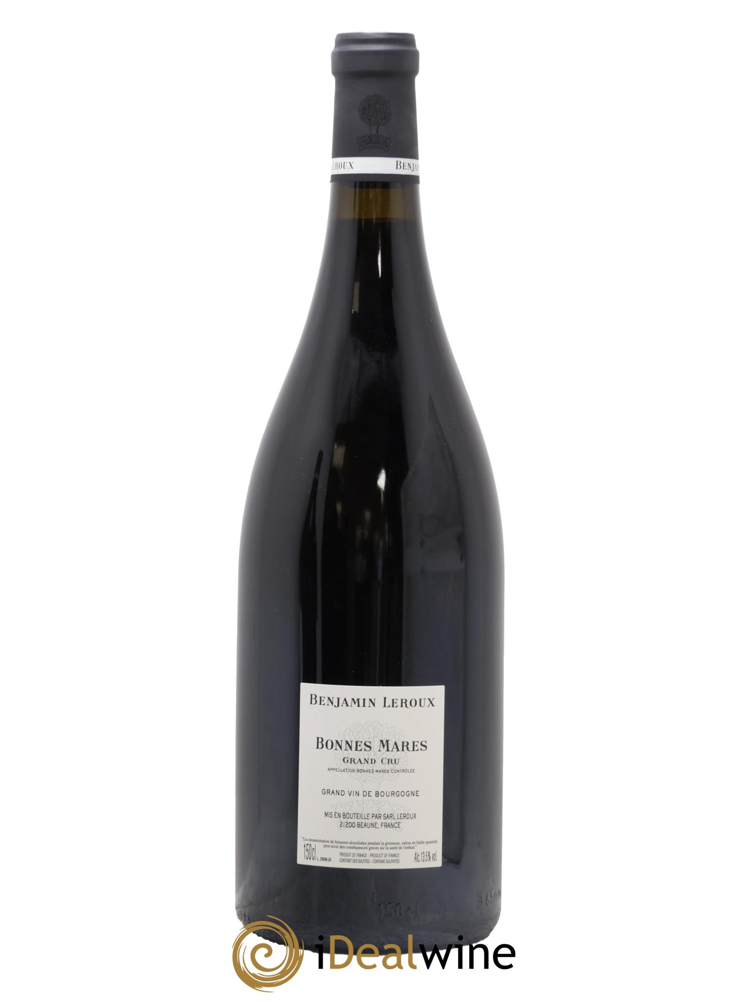 Bonnes-Mares Grand Cru Benjamin Leroux 2020 - Lot of 1 magnum - 1