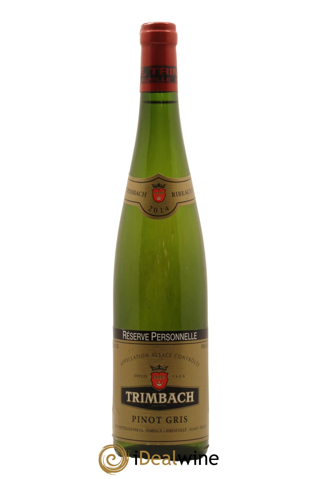 Alsace Pinot Gris Réserve Personnelle Trimbach (Domaine) 2014 - Lot de 1 bouteille - 0