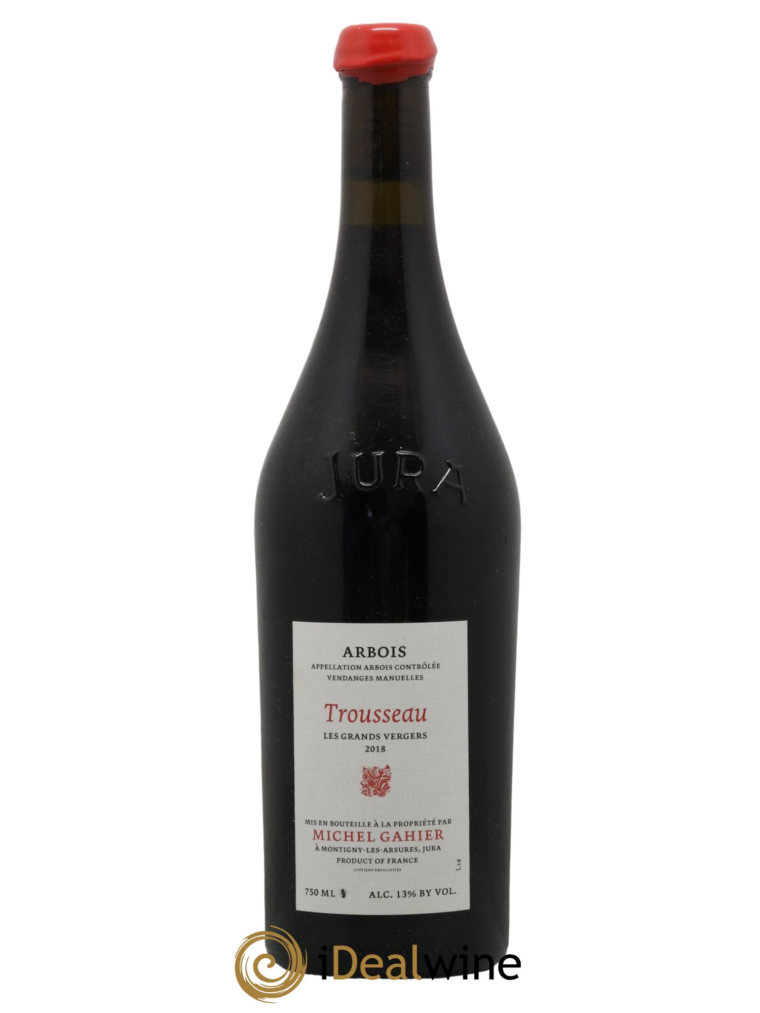 Arbois Trousseau Les Grands Vergers Michel Gahier 2018 - Lot of 1 bottle - 0
