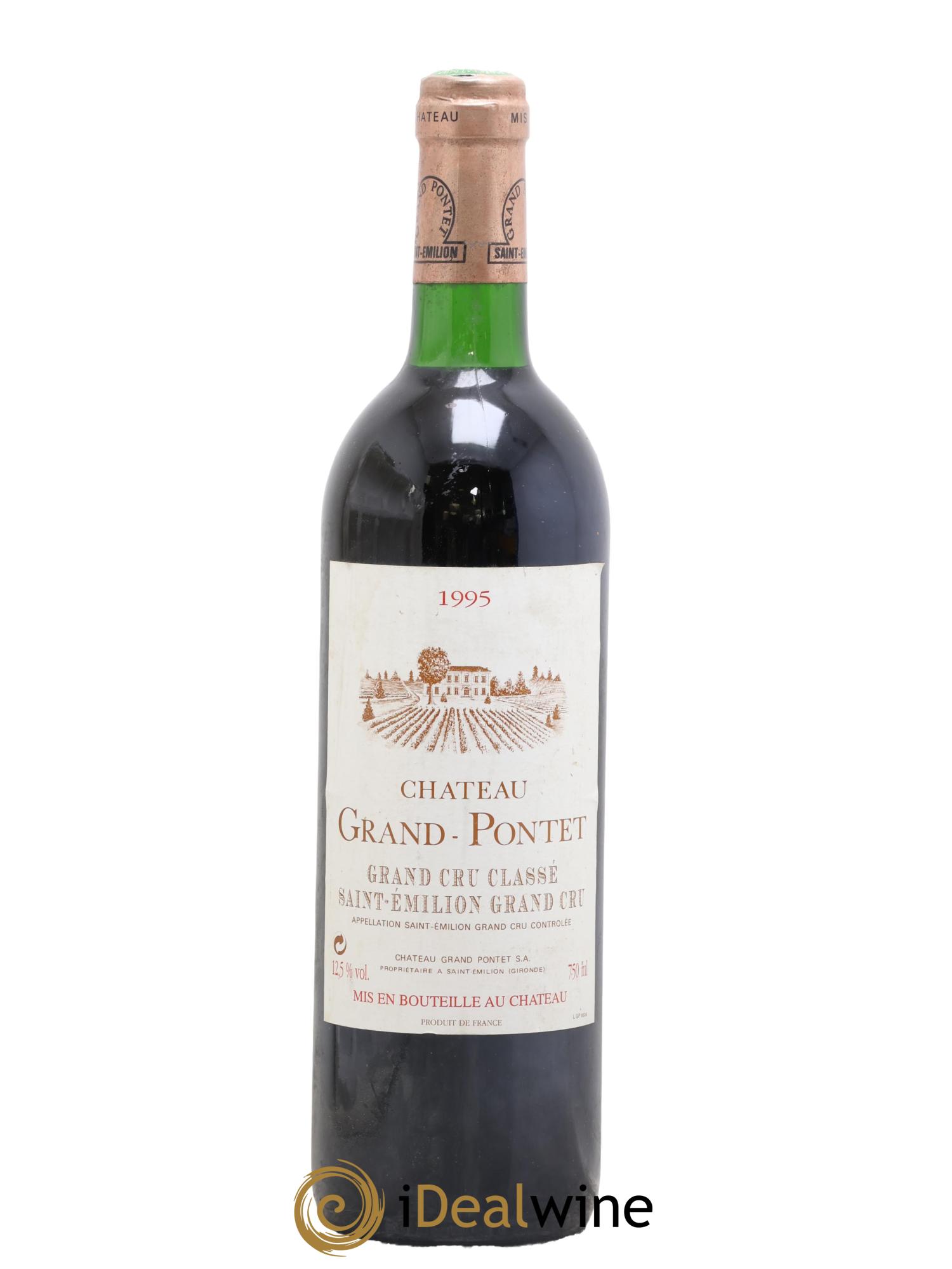 Château Grand Pontet Grand Cru Classé 1995 - Lot de 1 bouteille - 0