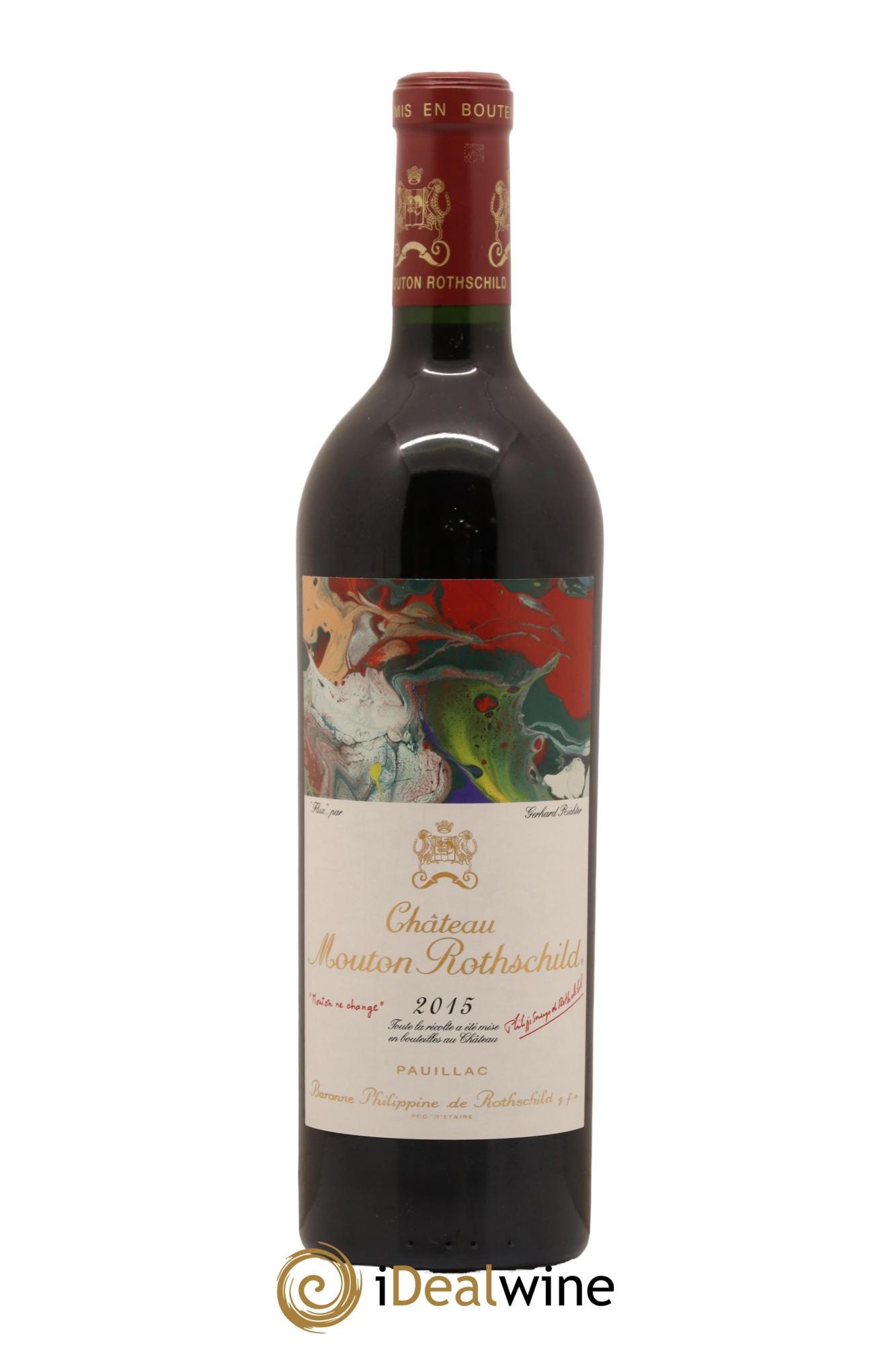 Château Mouton Rothschild 1er Grand Cru Classé 2015 - Lot de 1 bouteille - 0