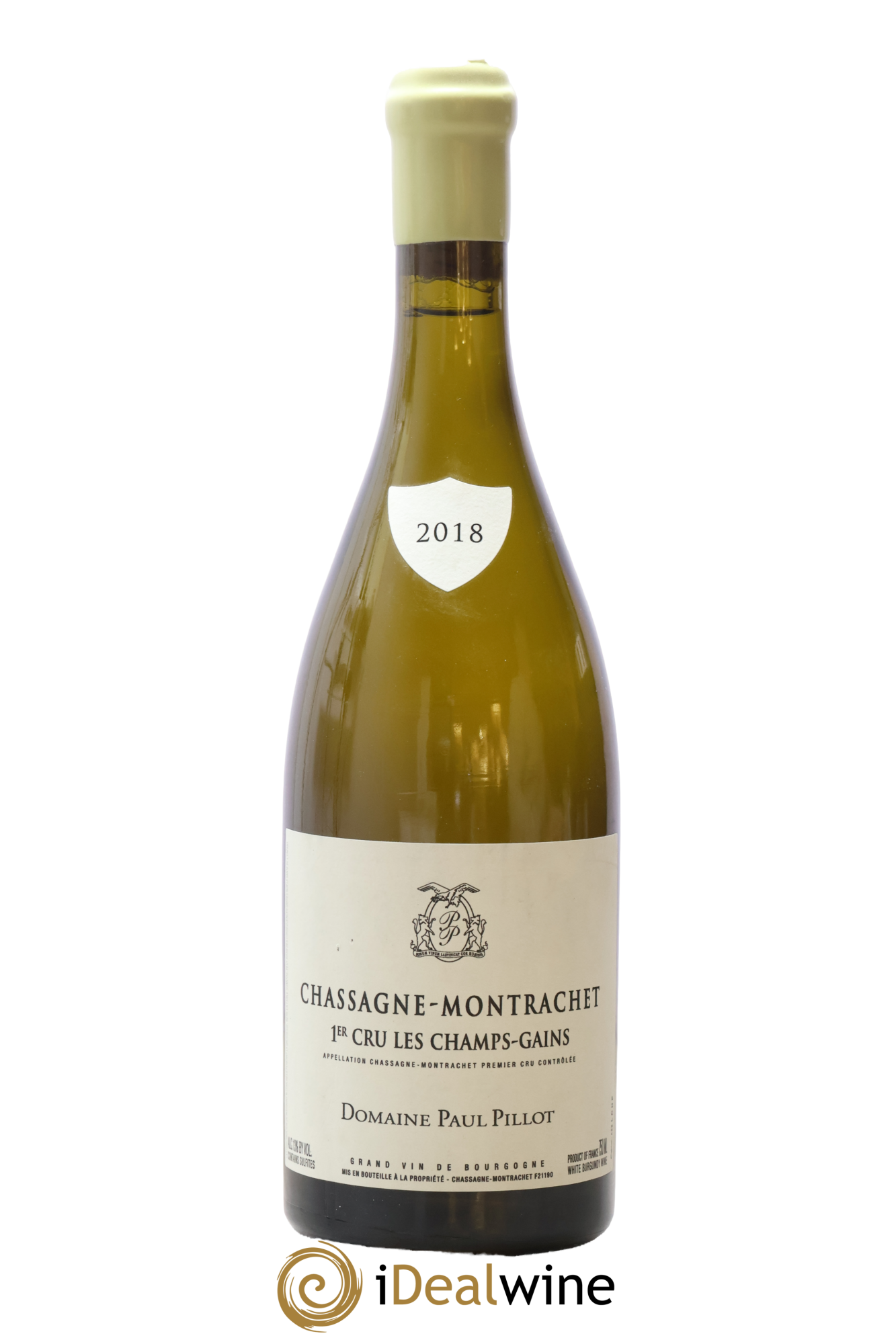 Chassagne-Montrachet 1er Cru Champs Gains Paul Pillot (Domaine) 2018 - Lot de 1 bouteille - 0
