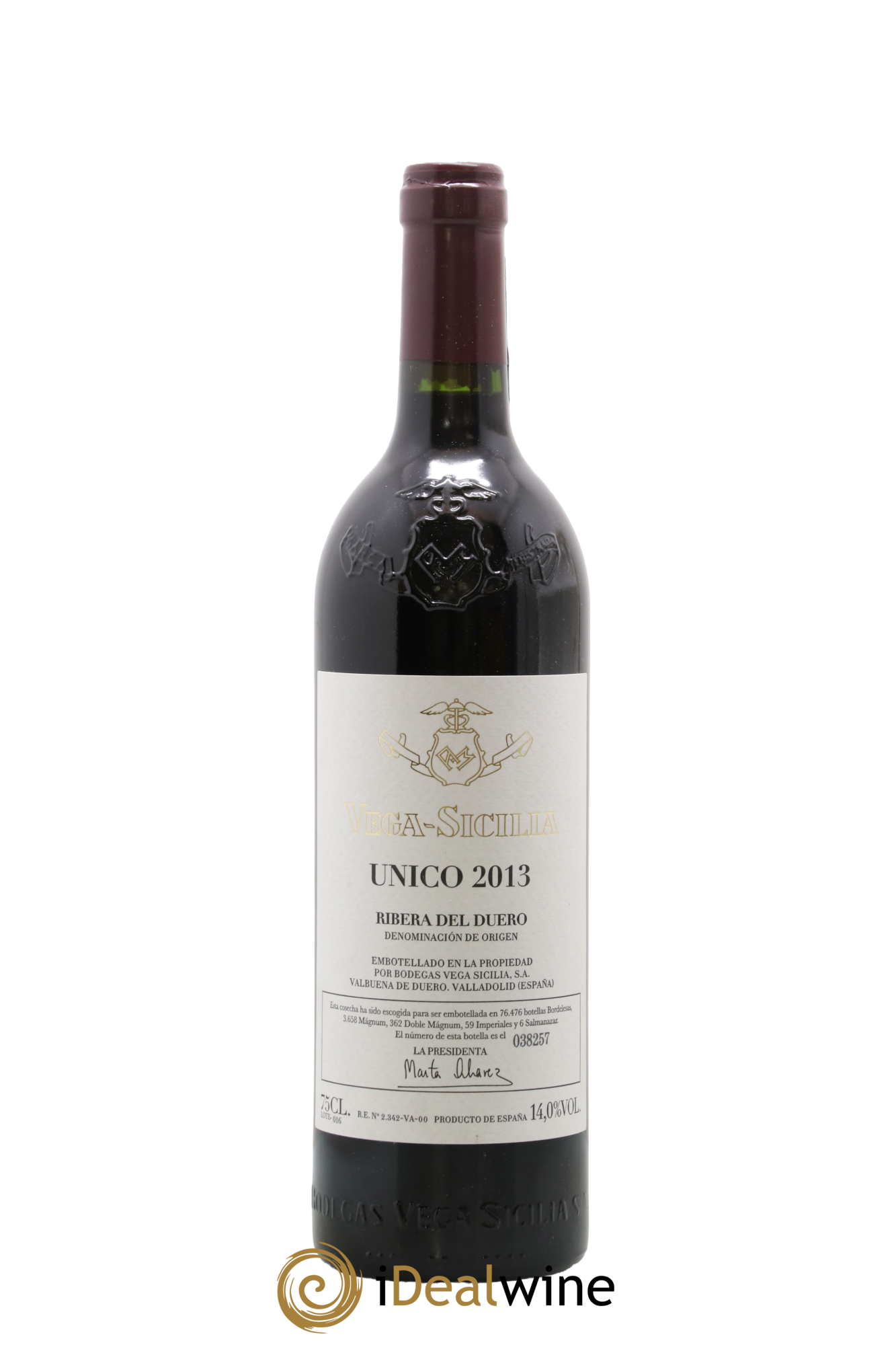 Ribera Del Duero DO Vega Sicilia Unico Famille Alvarez 2013 - Lot of 1 bottle - 0