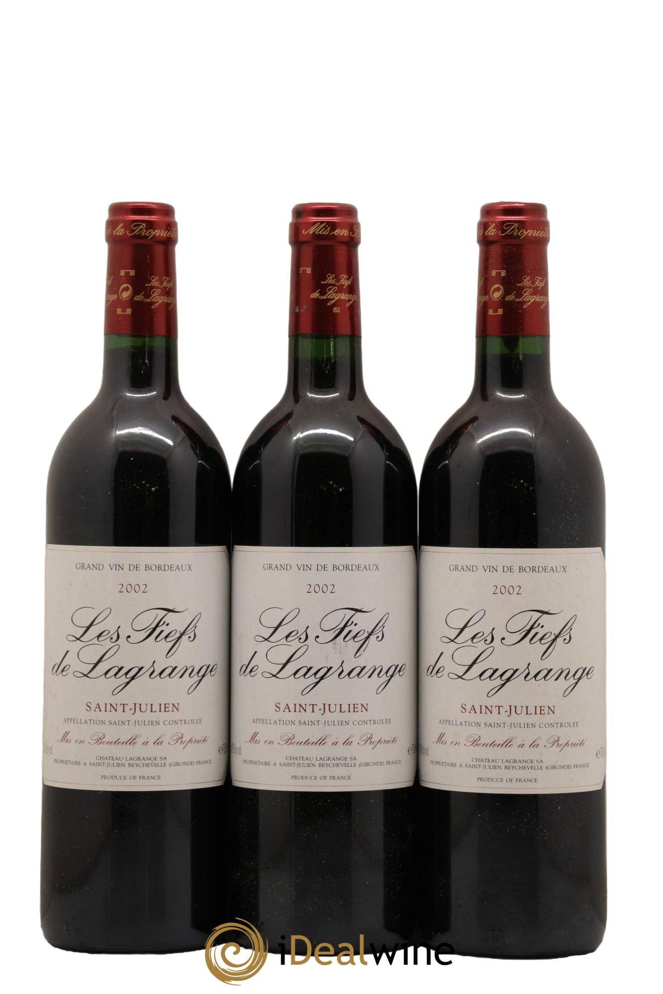 Les Fiefs de Lagrange Second Vin 2002 - Lotto di 6 bottiglie - 1