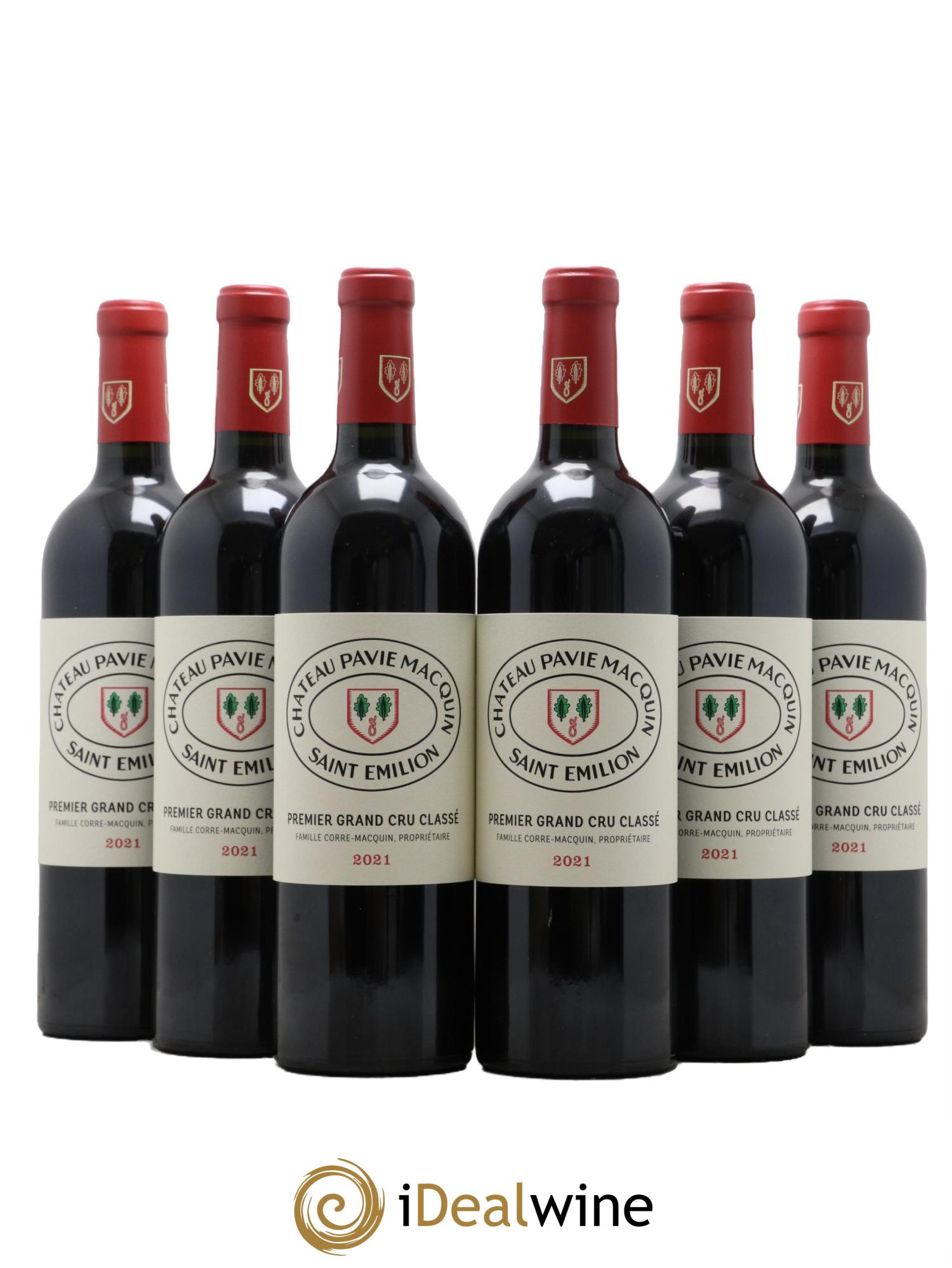Château Pavie Macquin 1er Grand Cru Classé B 2021 - Lot de 6 bouteilles - 0