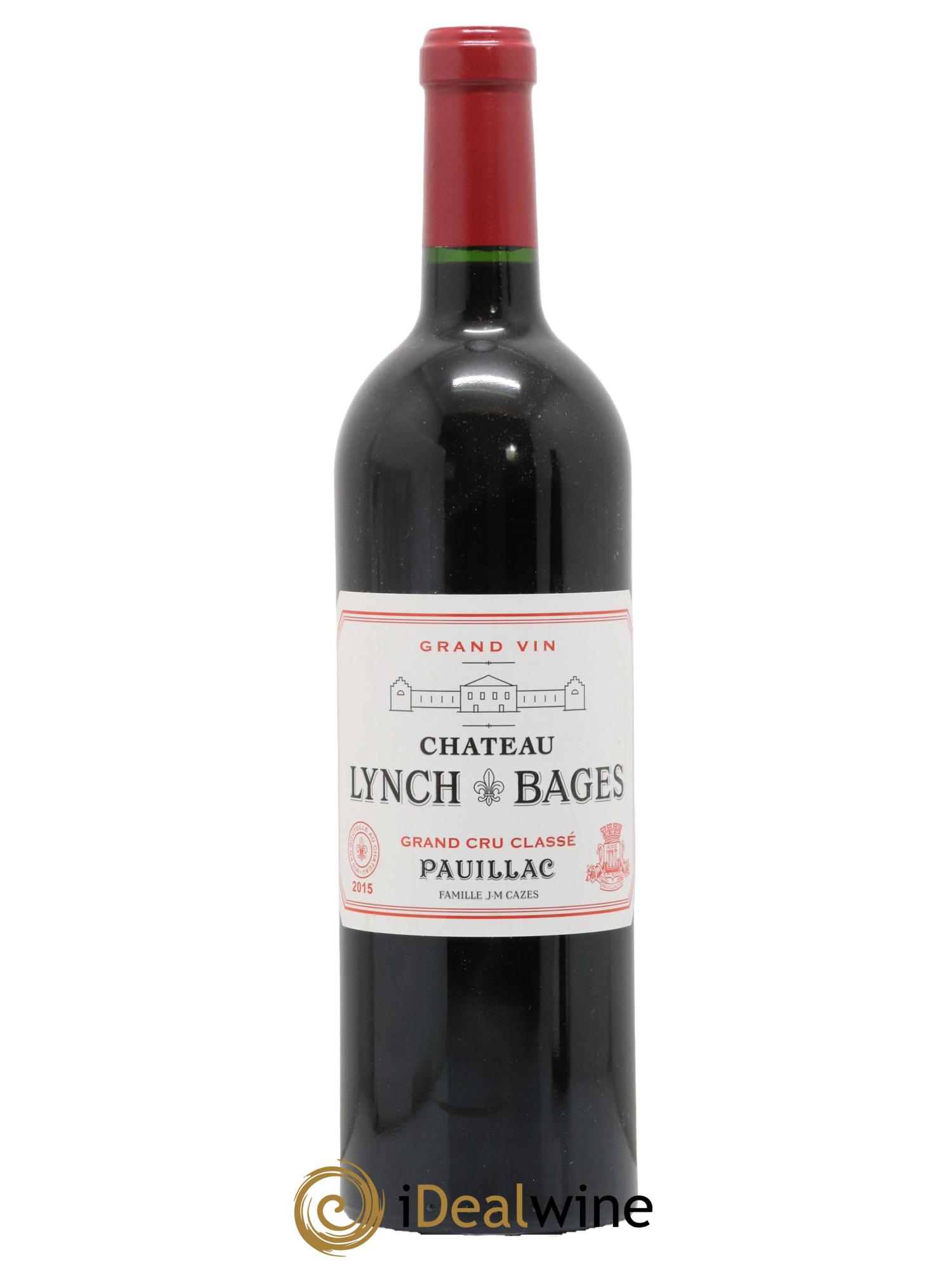 Château Lynch Bages 5ème Grand Cru Classé 2015 - Lot de 1 bouteille - 0