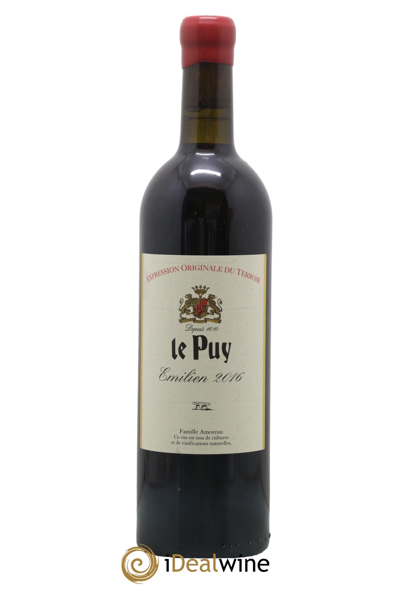 Le Puy - Cuvée Emilien 2016 - Lot de 1 bouteille - 0