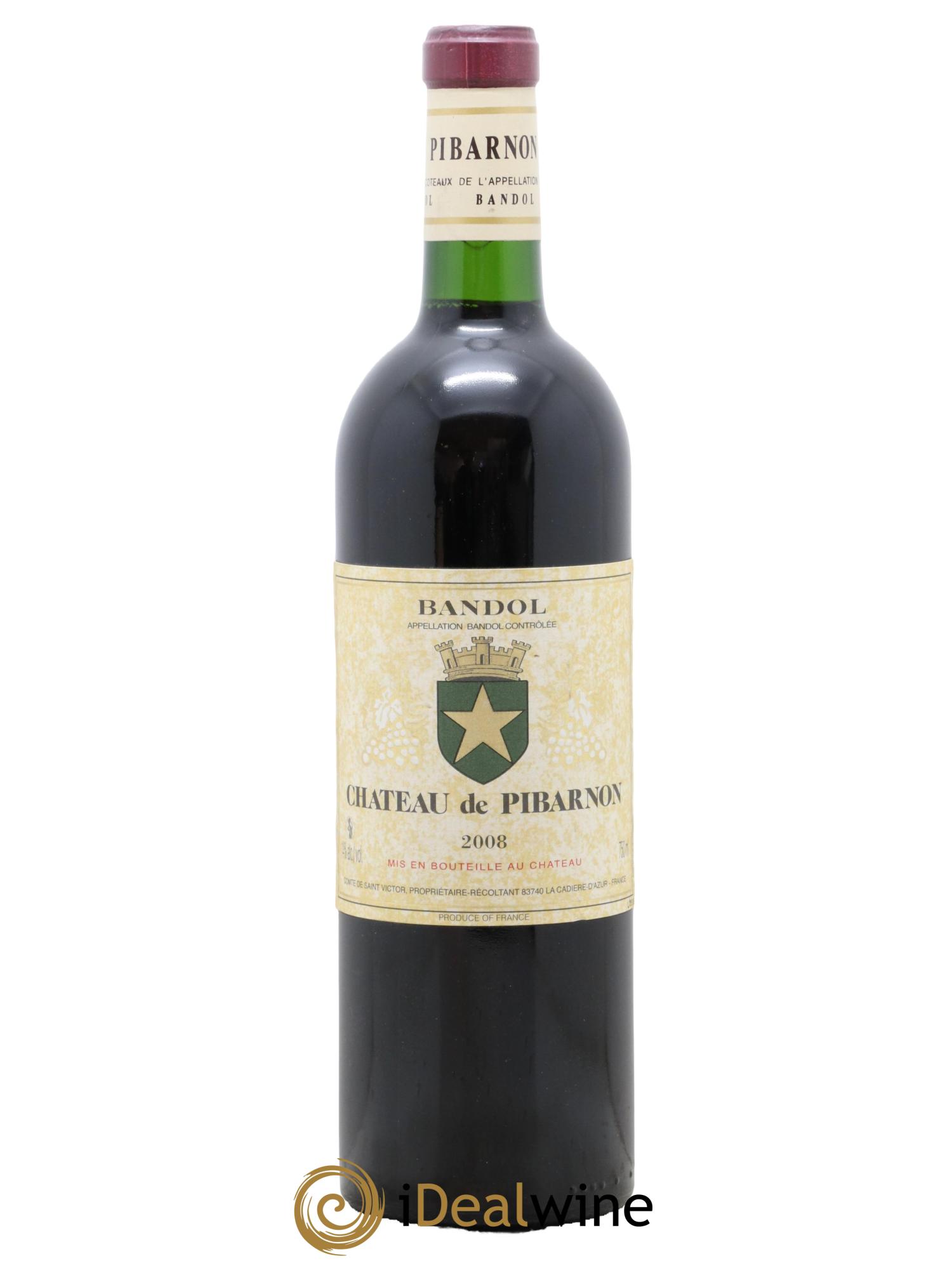 Bandol Château de Pibarnon Comte de Saint-Victor 2008 - Lot de 1 bouteille - 0
