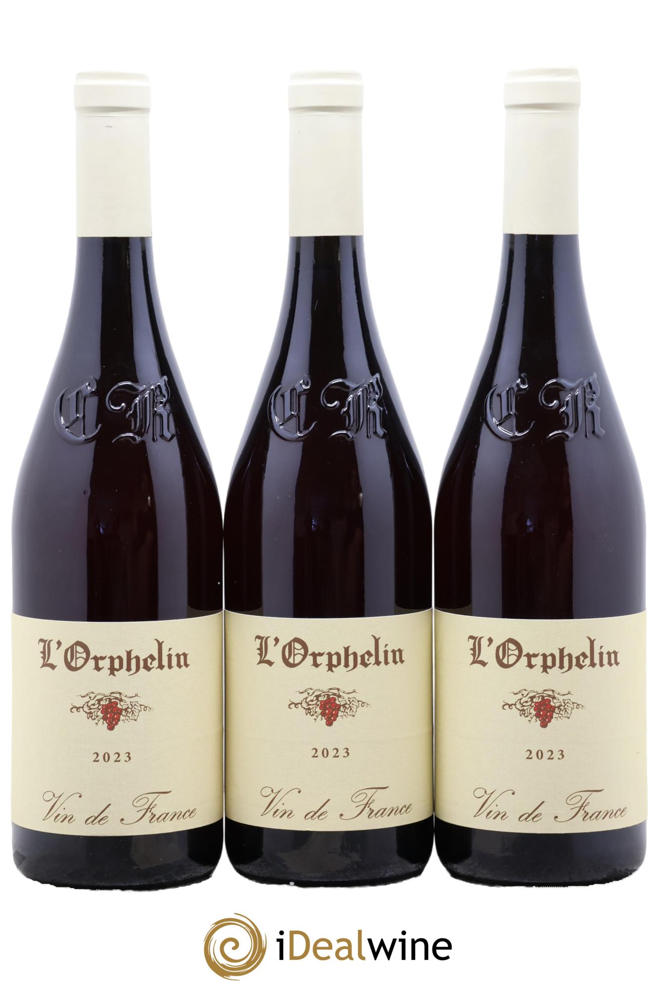 Vin de France L'Orphelin Clos Rougeard 2023 - Lot of 3 bottles - 0