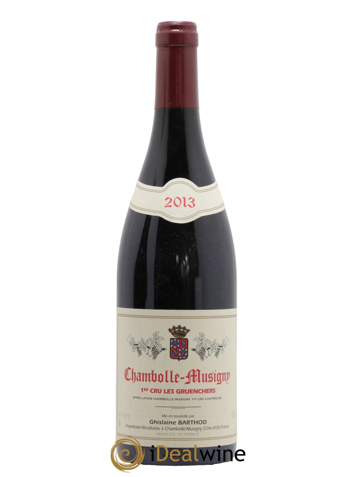 Chambolle-Musigny 1er Cru Les Gruenchers Ghislaine Barthod 2013 - Lot de 1 bouteille - 0