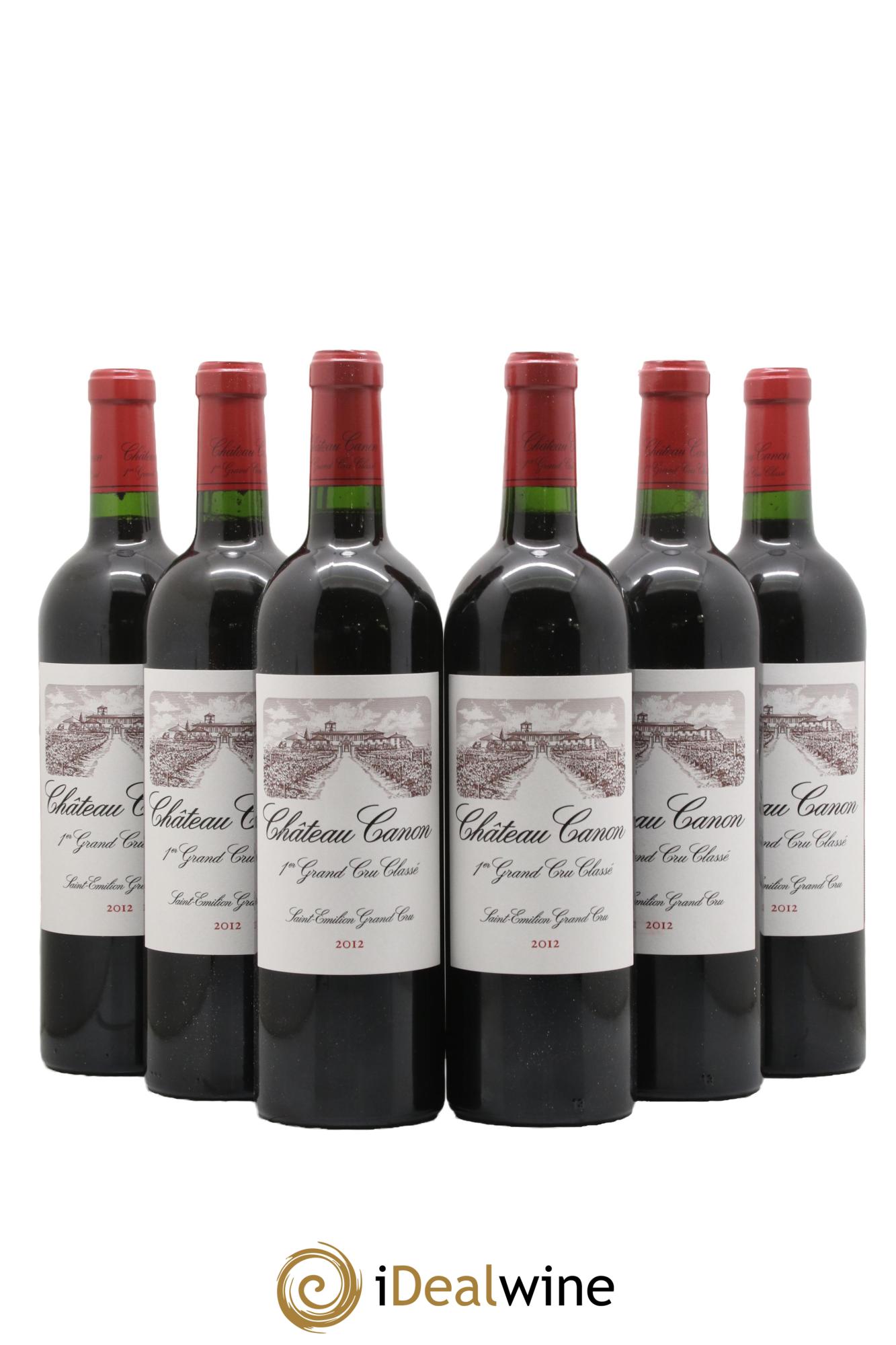 Château Canon 1er Grand Cru Classé B 2012 - Lot of 6 bottles - 0