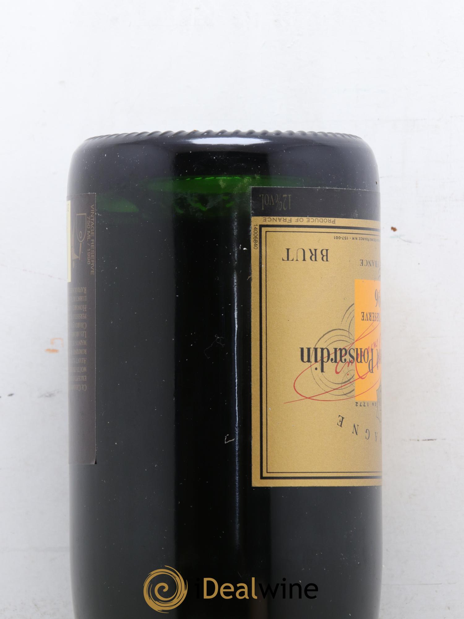 Brut Millésimé Veuve Clicquot 1996 - Lot of 1 bottle - 1