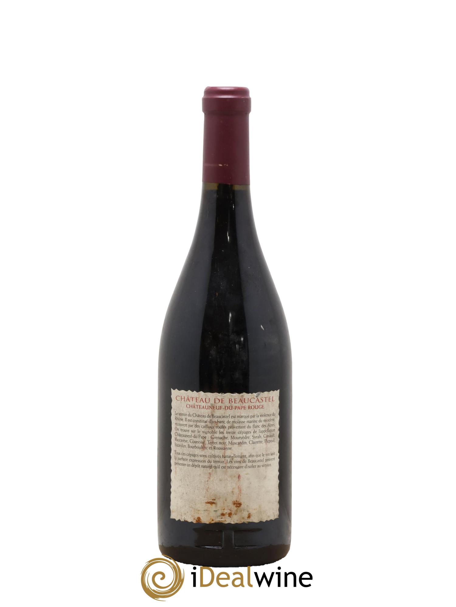 Châteauneuf-du-Pape Château de Beaucastel Famille Perrin 2001 - Lot of 1 bottle - 1