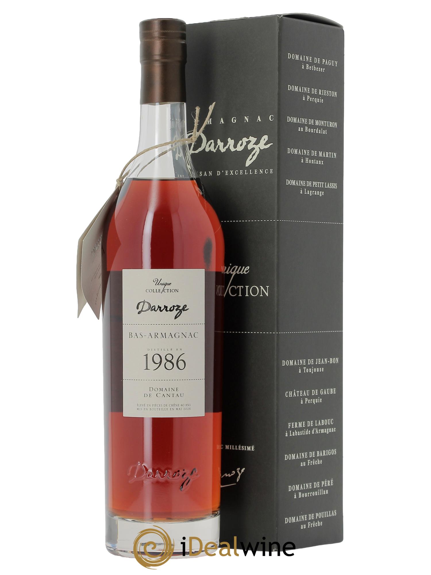 Bas-Armagnac Domaine Lagardene Darroze 1986 - Lotto di 1 bottiglia - 0