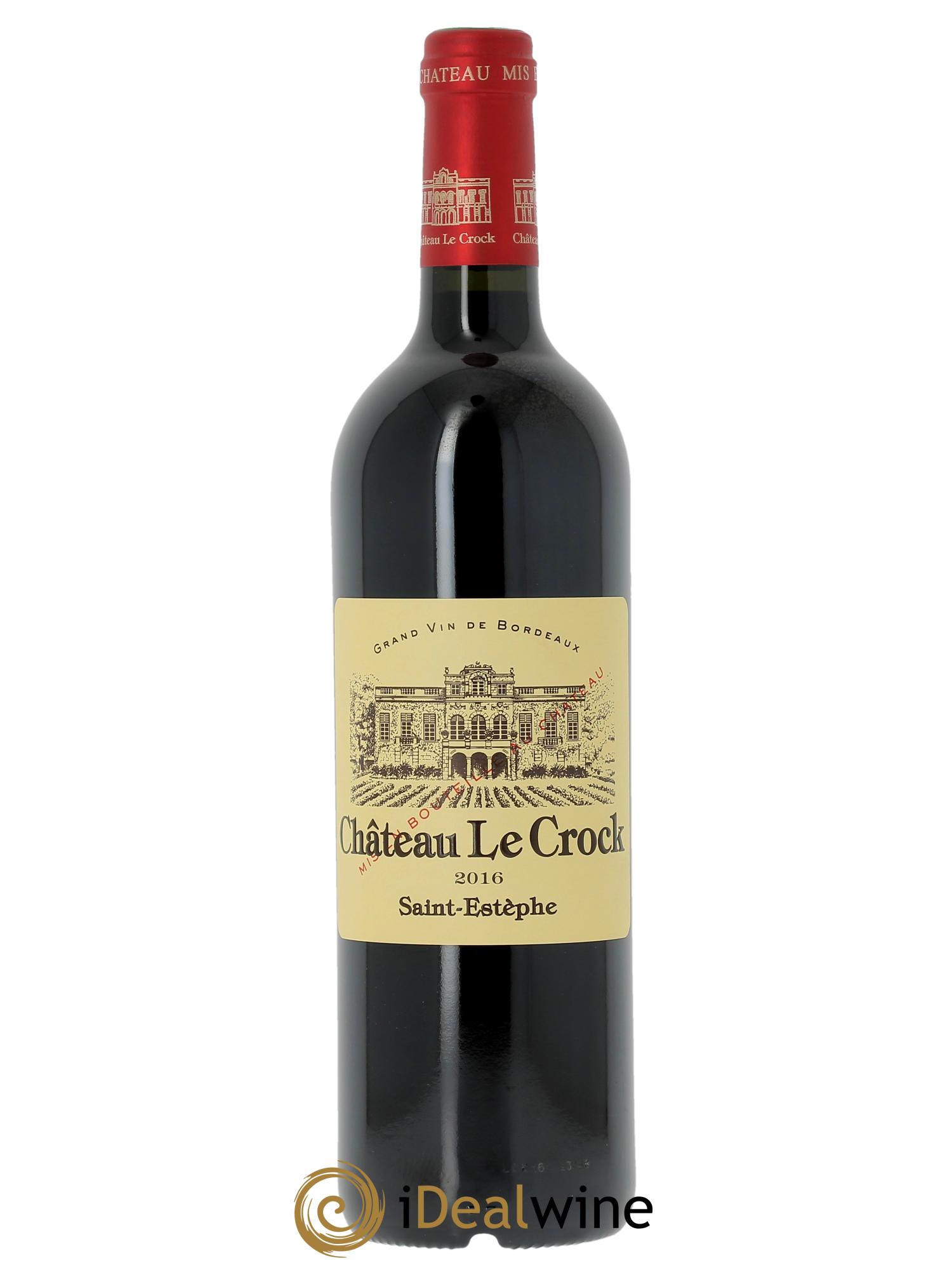 Château le Crock Cru Bourgeois 2016 - Lot de 1 bouteille - 0