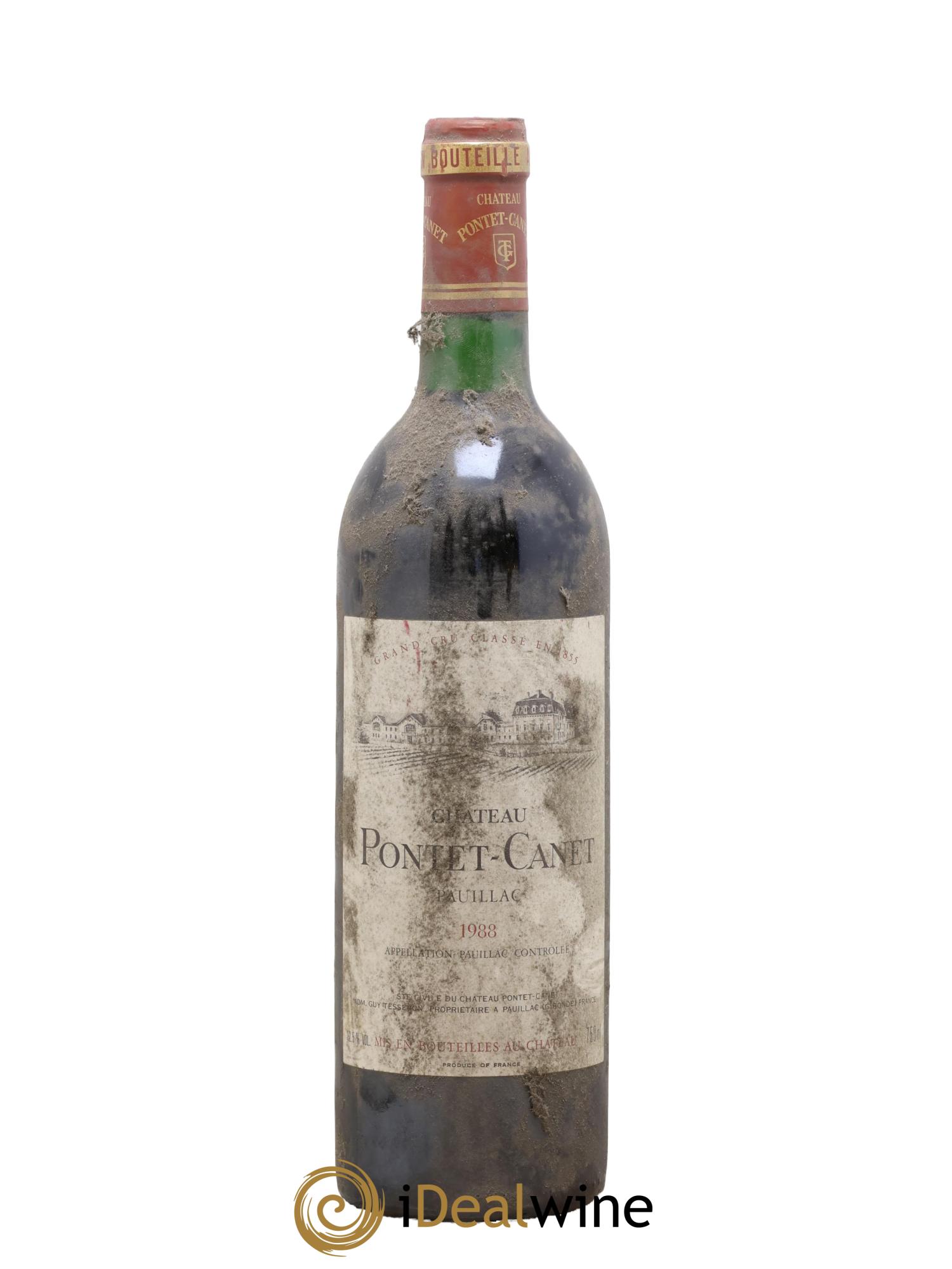 Château Pontet Canet 5ème Grand Cru Classé 1988 - Lot of 1 bottle - 0