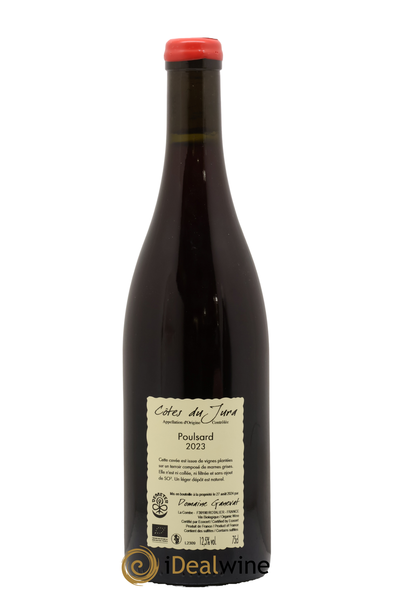 Côtes du Jura Les Chalasses Vieilles Vignes Poulsard Jean-François Ganevat (Domaine) 2023 - Lot of 1 bottle - 1