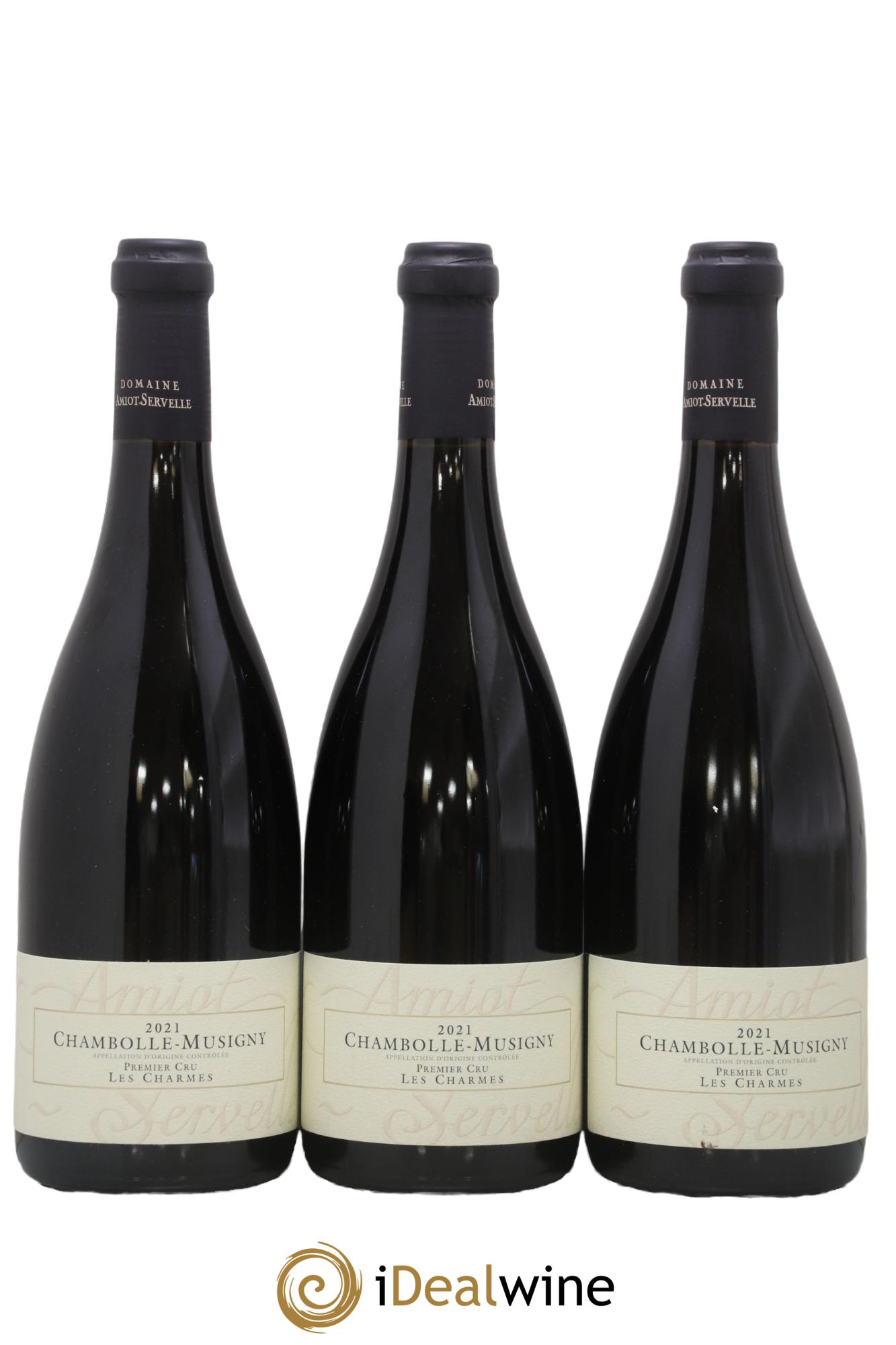Chambolle-Musigny 1er Cru Les Charmes Amiot-Servelle 2021 - Lot de 3 bouteilles - 0