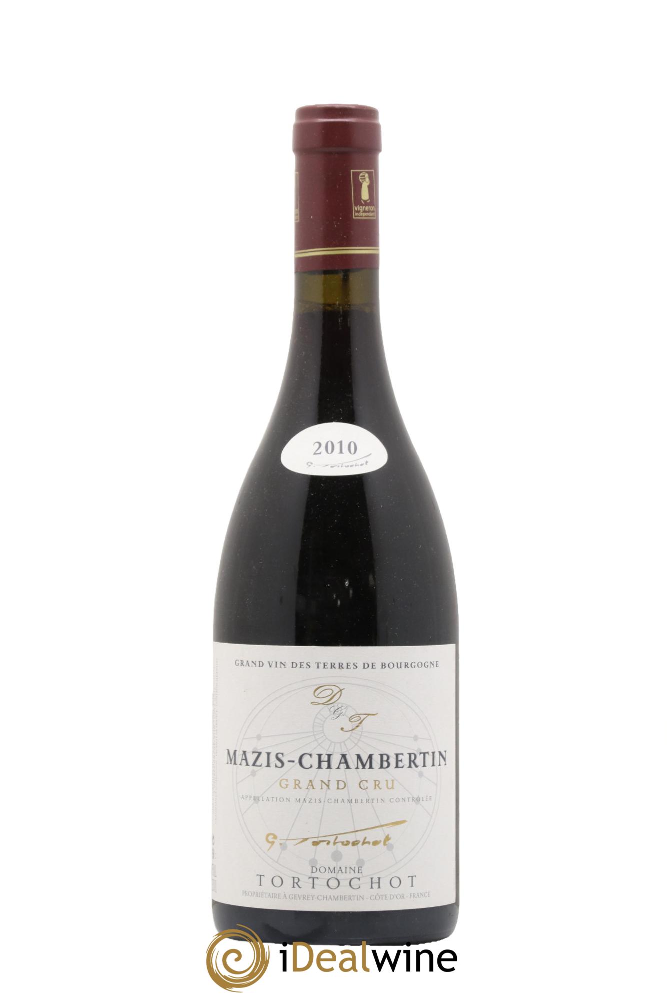 Mazis-Chambertin Grand Cru Tortochot (Domaine) 2010 - Lot de 1 bouteille - 0