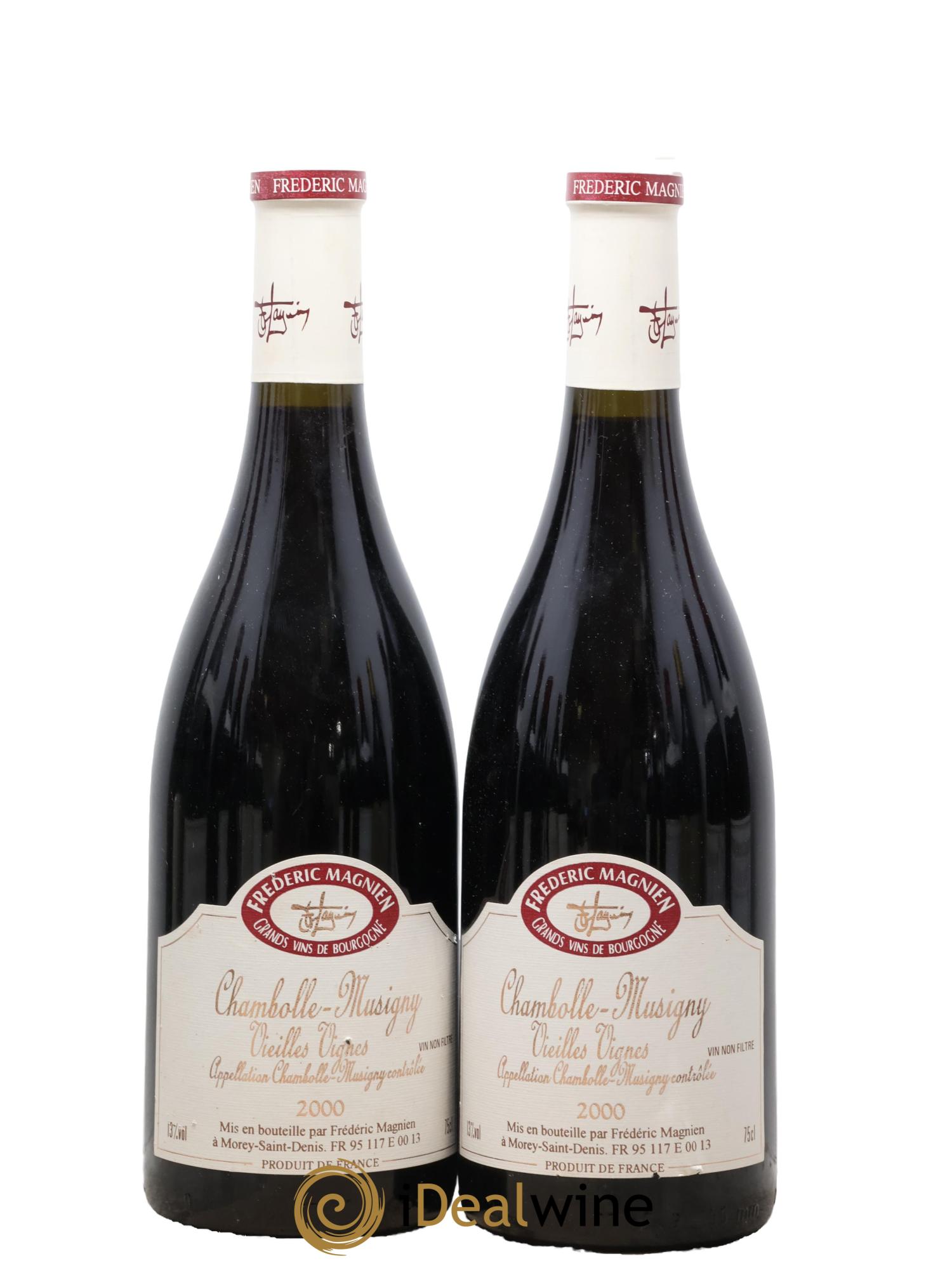 Chambolle-Musigny Vieilles Vignes Frédéric Magnien 2000 - Lot of 2 bottles - 0