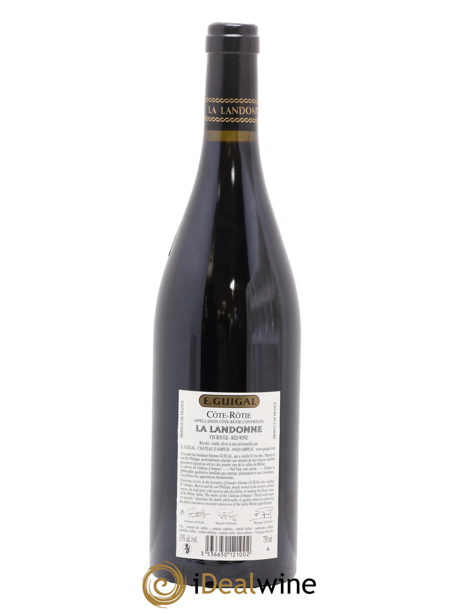 Côte-Rôtie La Landonne Guigal 2009 - Lot of 1 bottle - 1