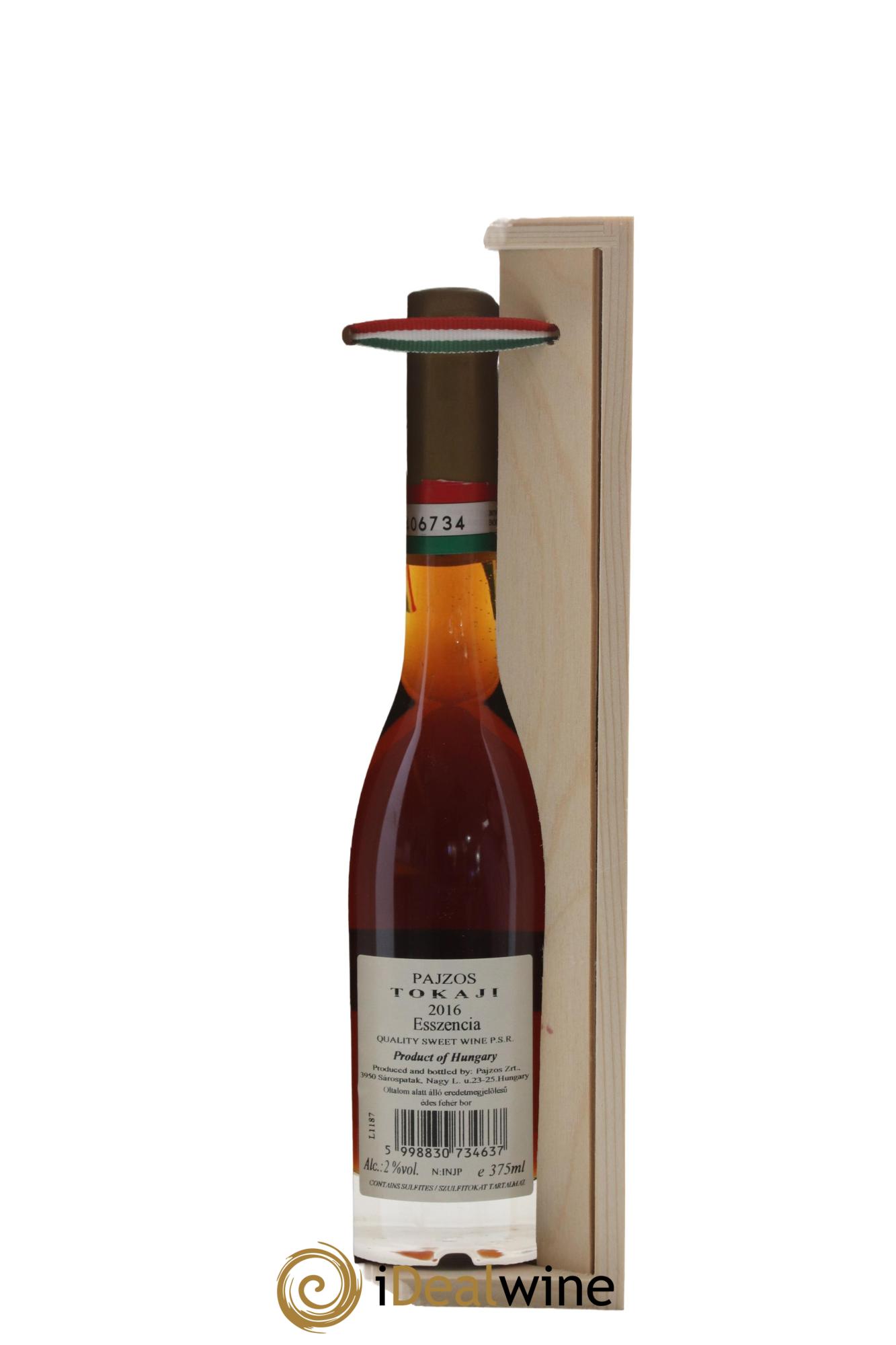 Tokaji Eszencia Pajzos 2016 - Lotto di 1 mezza bottiglia - 1
