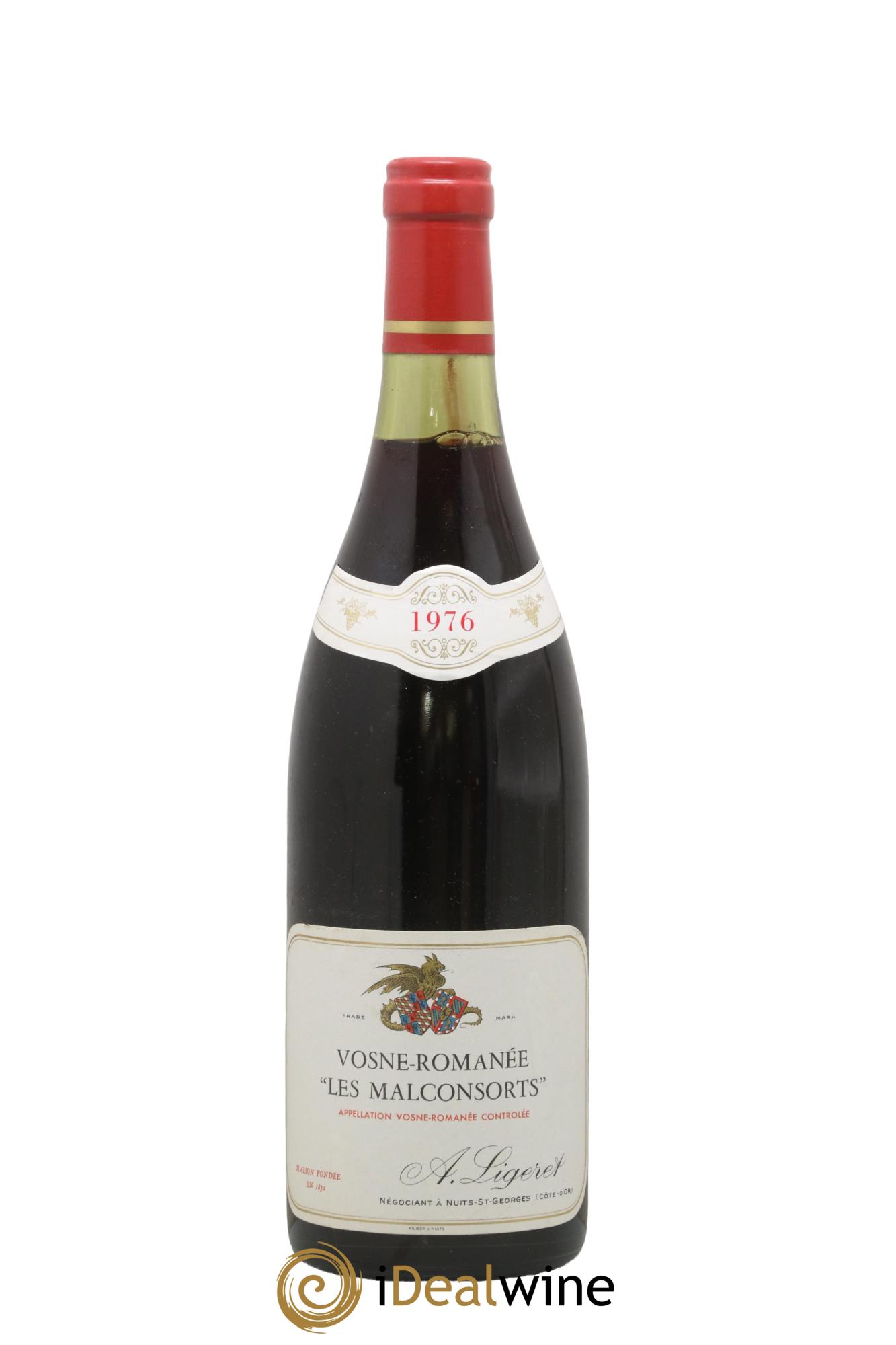 Vosne-Romanée Les Malconsorts A. Ligeret 1976 - Lot de 1 bouteille - 0