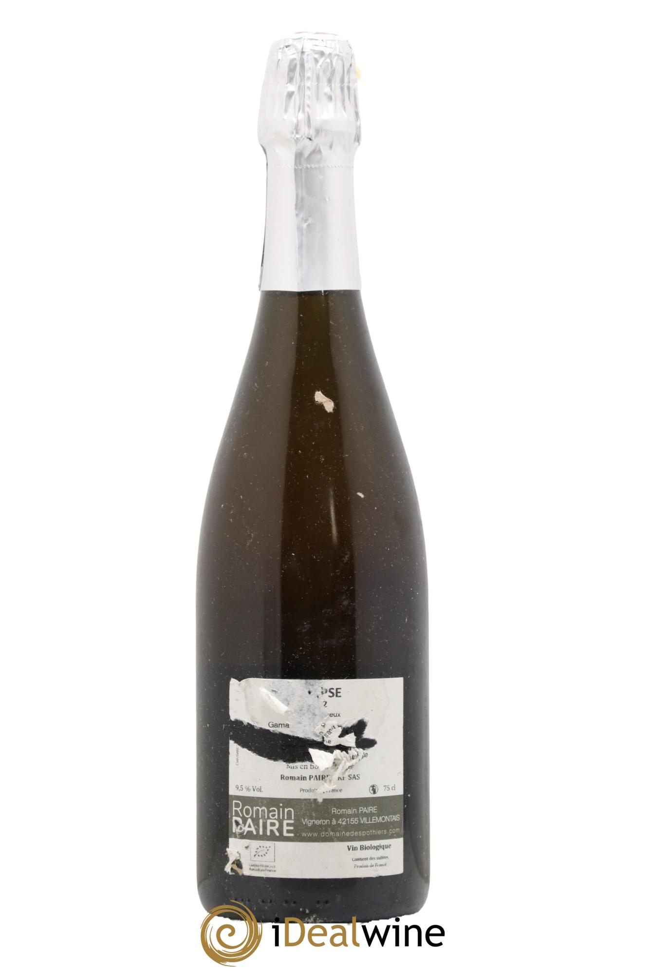 Vin de France Eclipse Méthode Ancestrale Domaine des Pothiers  2022 - Lot de 1 bouteille - 1