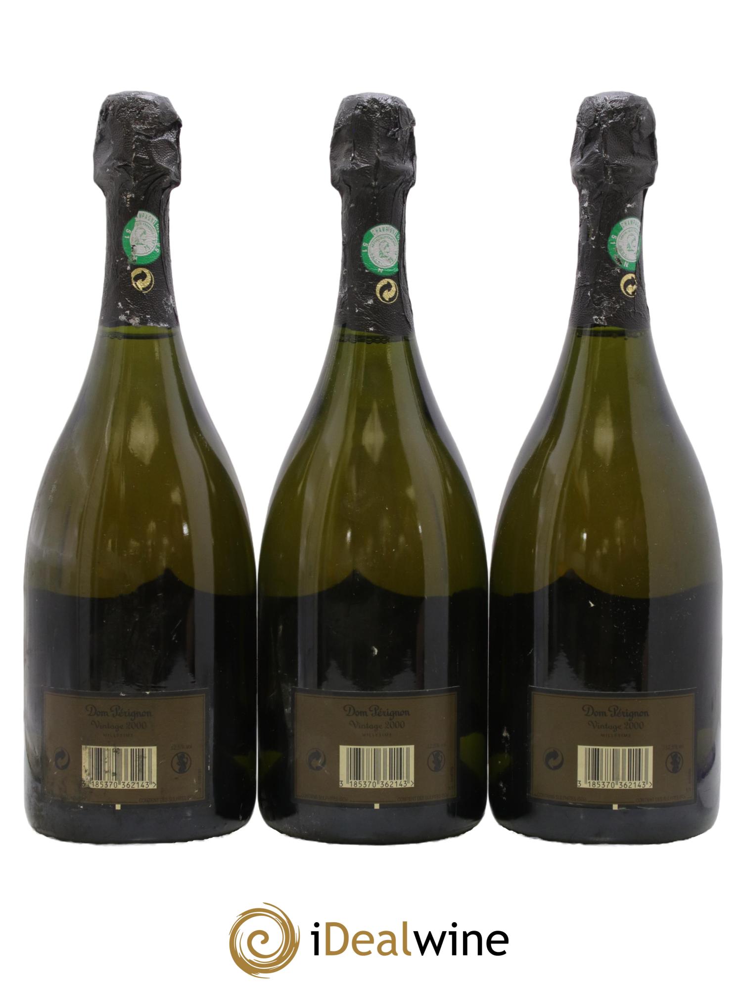 Brut Dom Pérignon 2000 - Lot de 3 bouteilles - 1