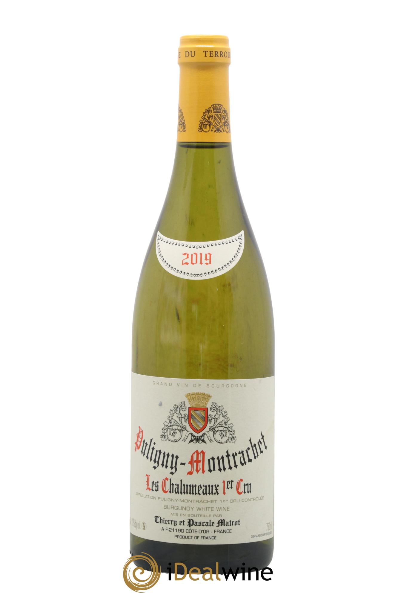 Puligny-Montrachet 1er Cru Les Chalumeaux Matrot (Domaine) 2019 - Lot de 1 bouteille - 0