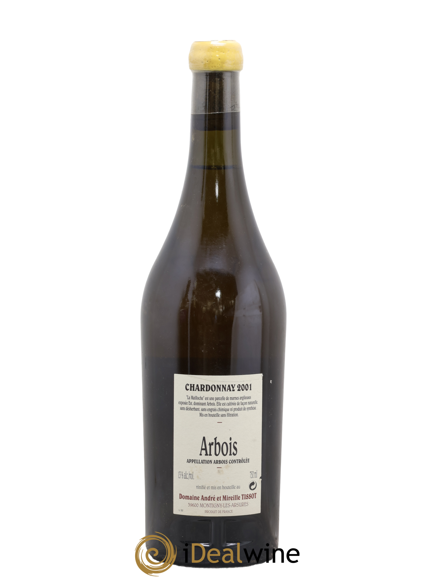 Arbois La Mailloche Bénédicte et Stéphane Tissot 2001 - Lot de 1 bouteille - 1