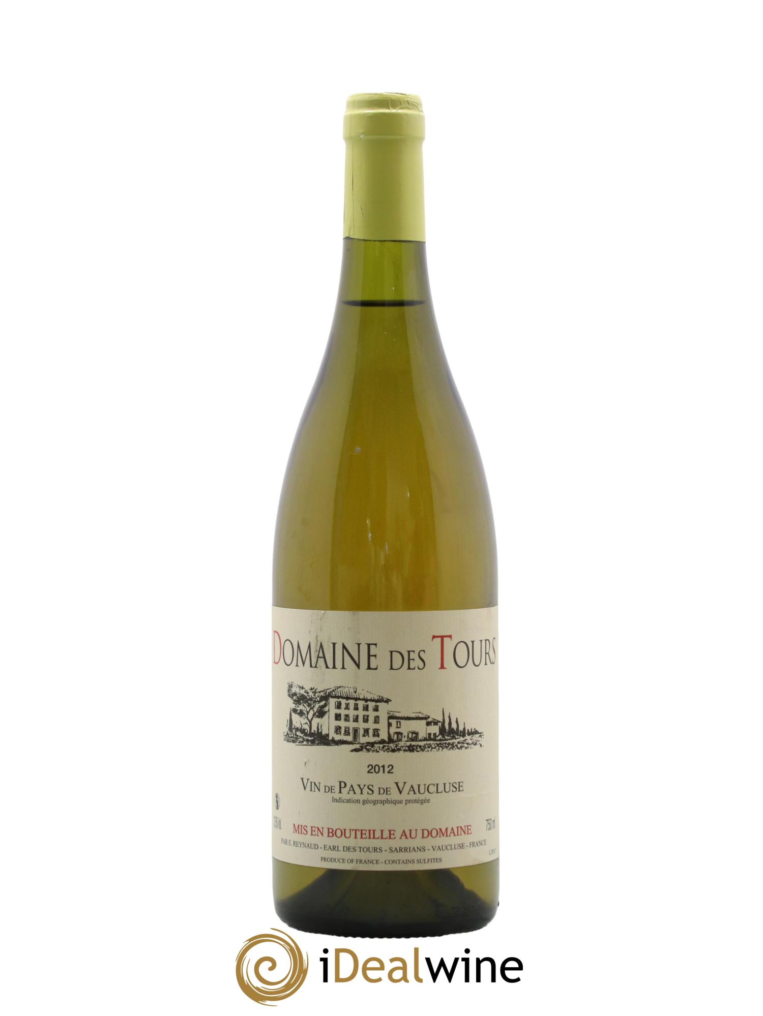 IGP Vaucluse (Vin de Pays de Vaucluse) Domaine des Tours Emmanuel Reynaud 2012 - Posten von 1 Flasche - 0