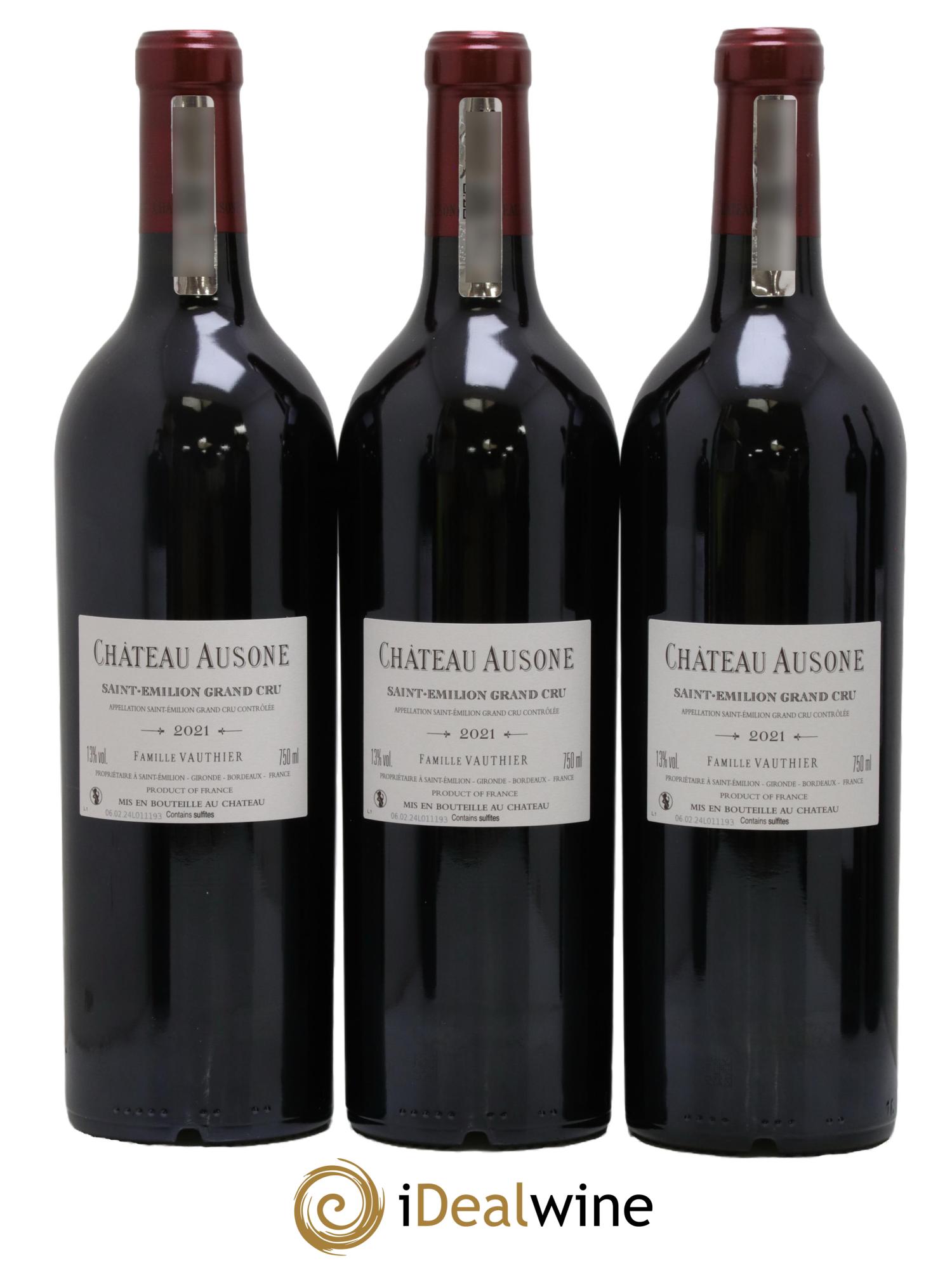 Château Ausone 1er Grand Cru Classé A 2021 - Posten von 6 Flaschen - 2
