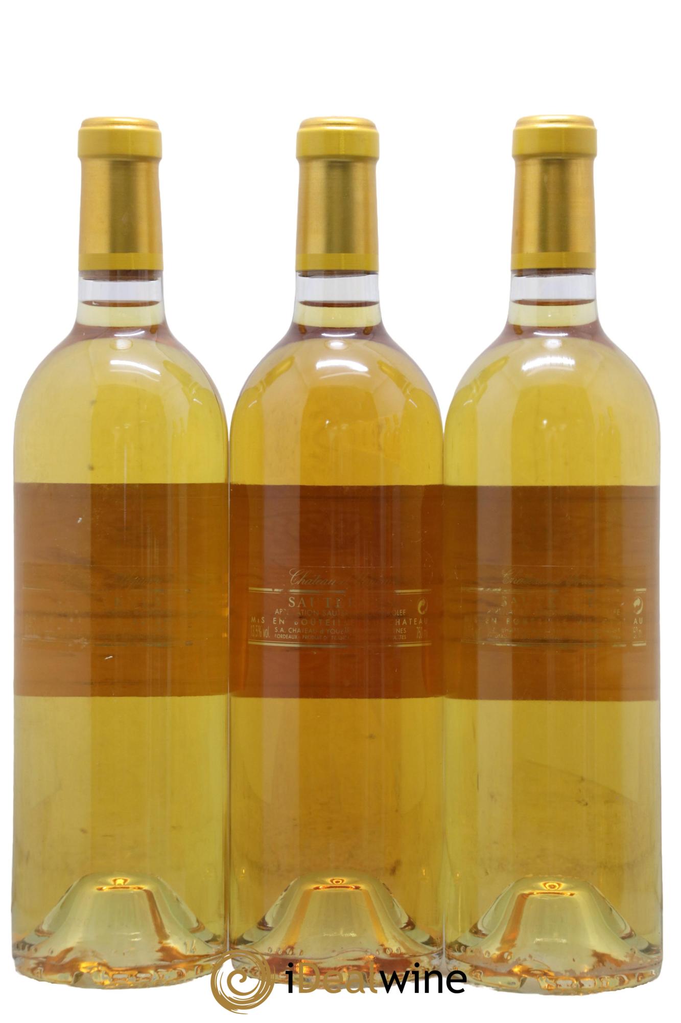 Château d' Yquem 1er Cru Classé Supérieur 2010 - Lot of 3 bottles - 1