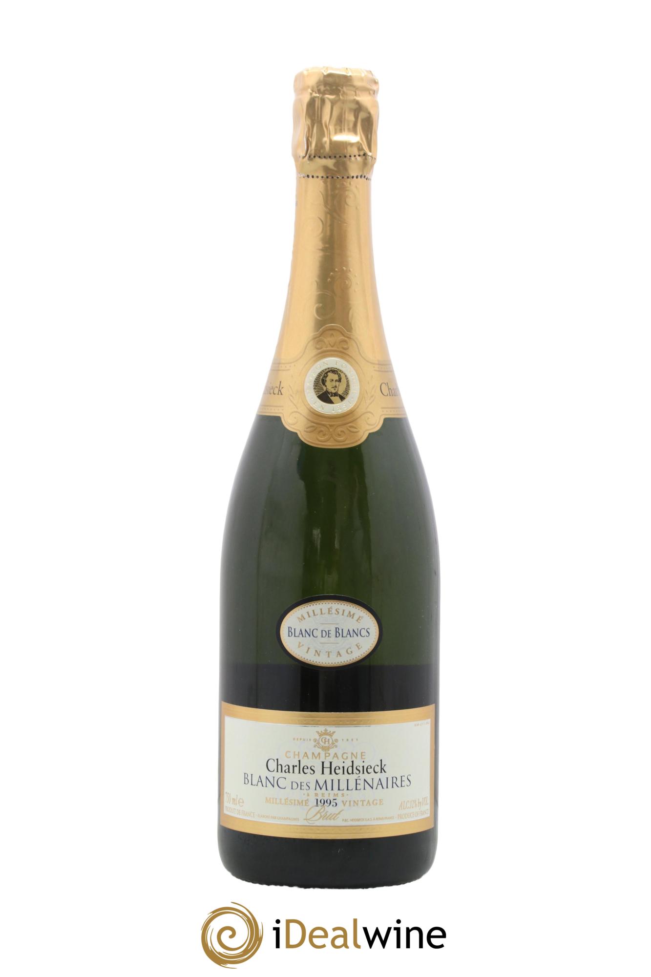 Blanc de Blancs Blanc des Millénaires Brut Charles Heidsieck 1995 - Lot of 1 bottle - 0