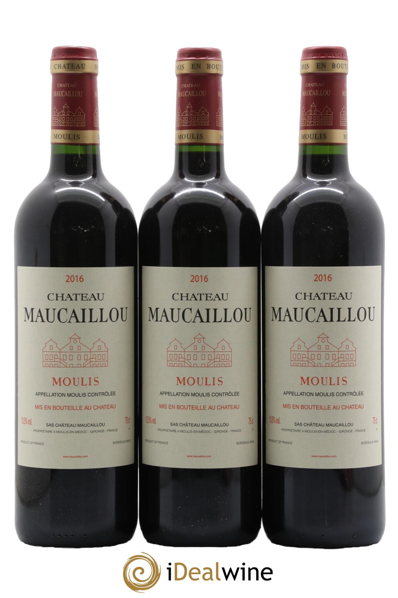 Château Maucaillou  2016 - Lot of 6 bottles - 2