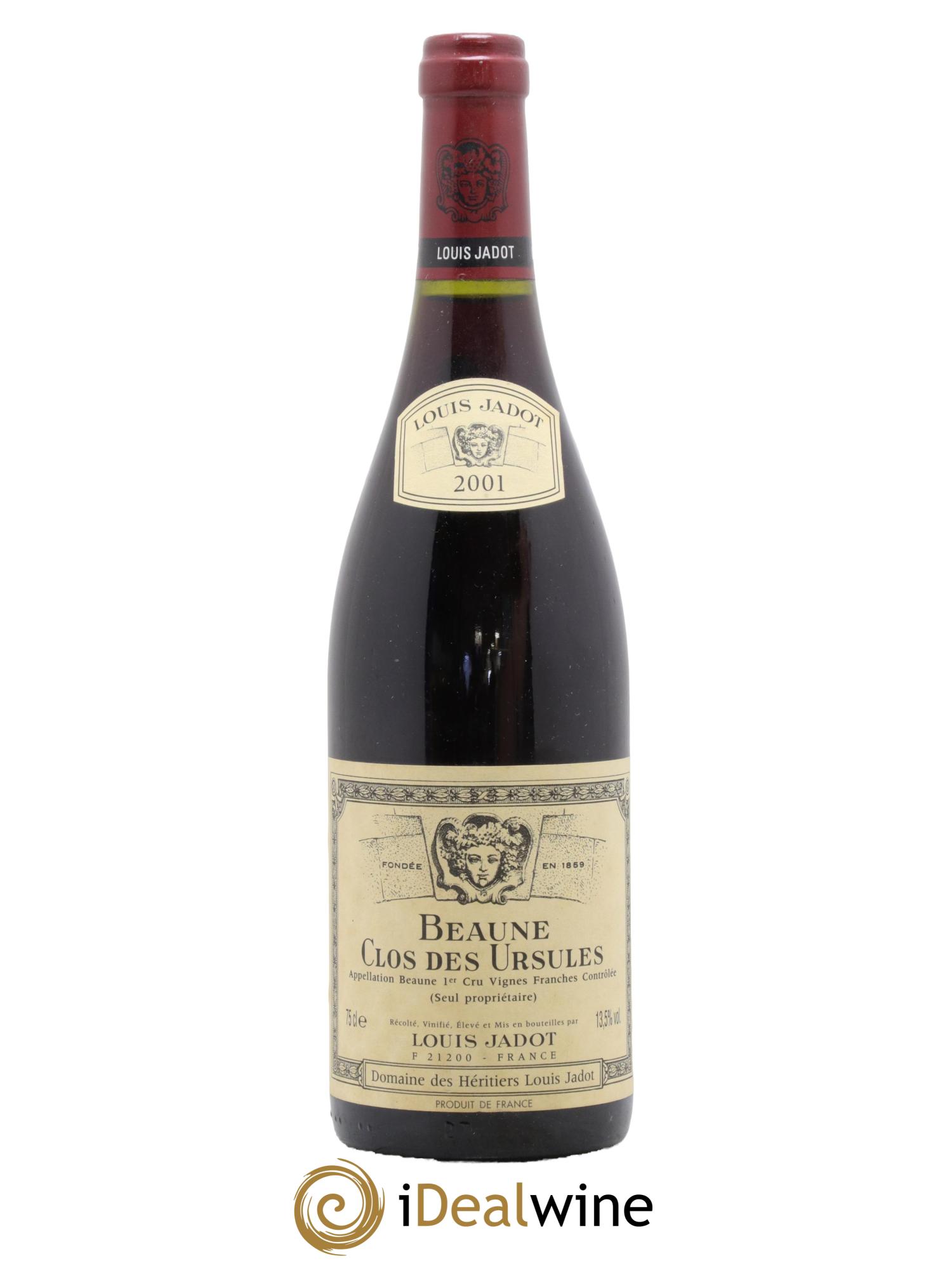 Beaune 1er Cru Clos des Ursules Maison Louis Jadot 2001 - Lotto di 1 bottiglia - 0