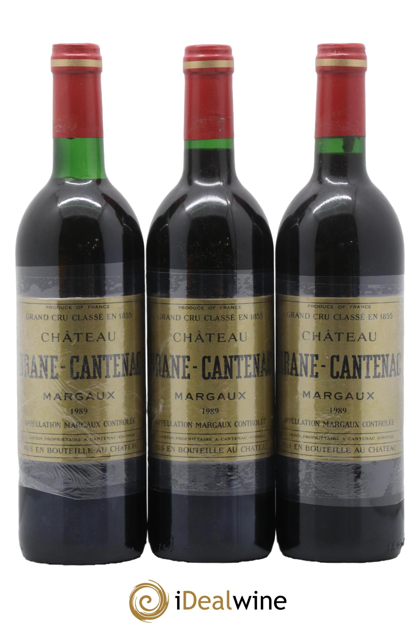 Château Brane Cantenac 2ème Grand Cru Classé 1989 - Lot de 12 bouteilles - 2