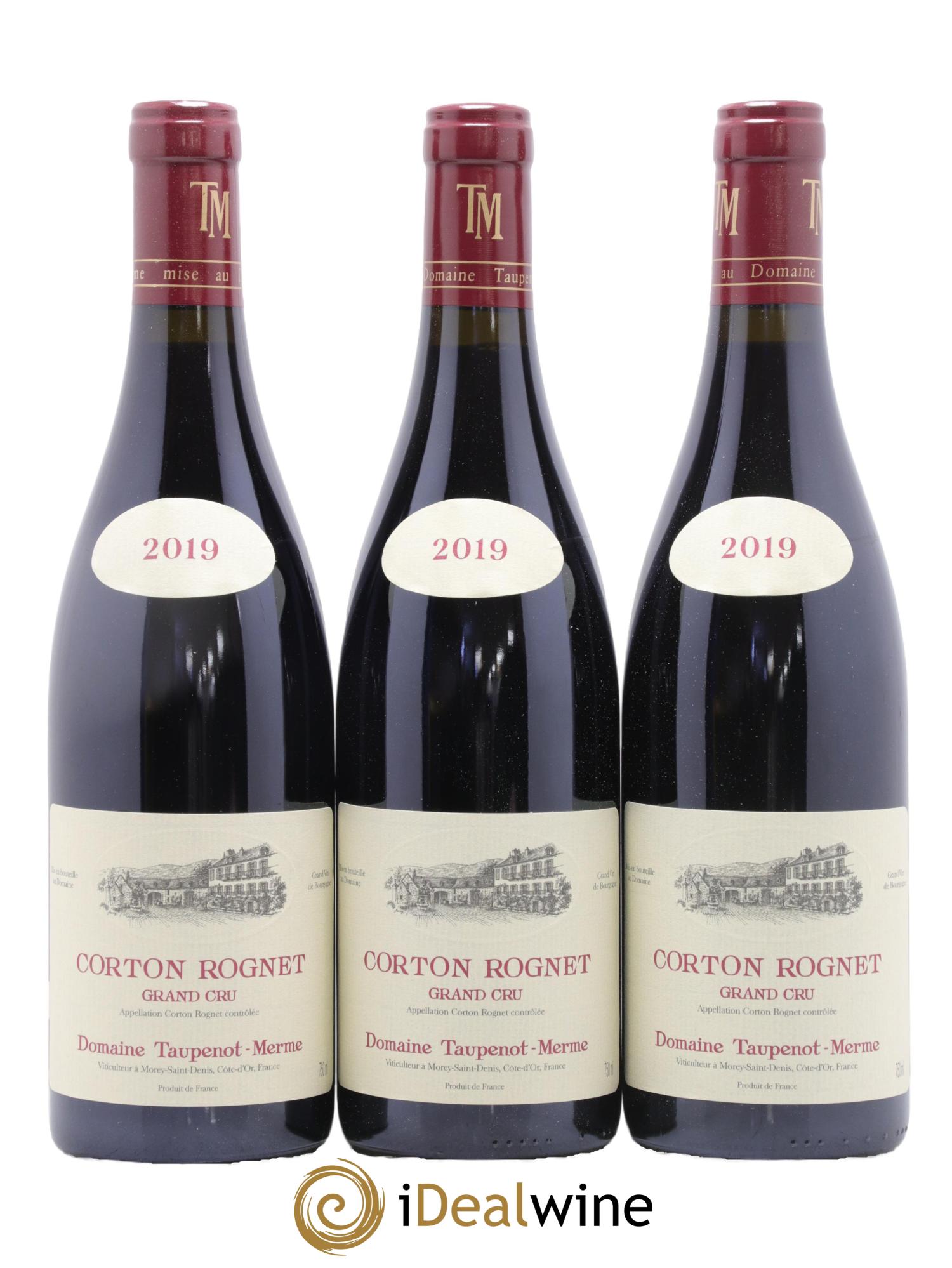 Corton Grand Cru Rognet Taupenot-Merme 2019 - Lot de 6 bouteilles - 1
