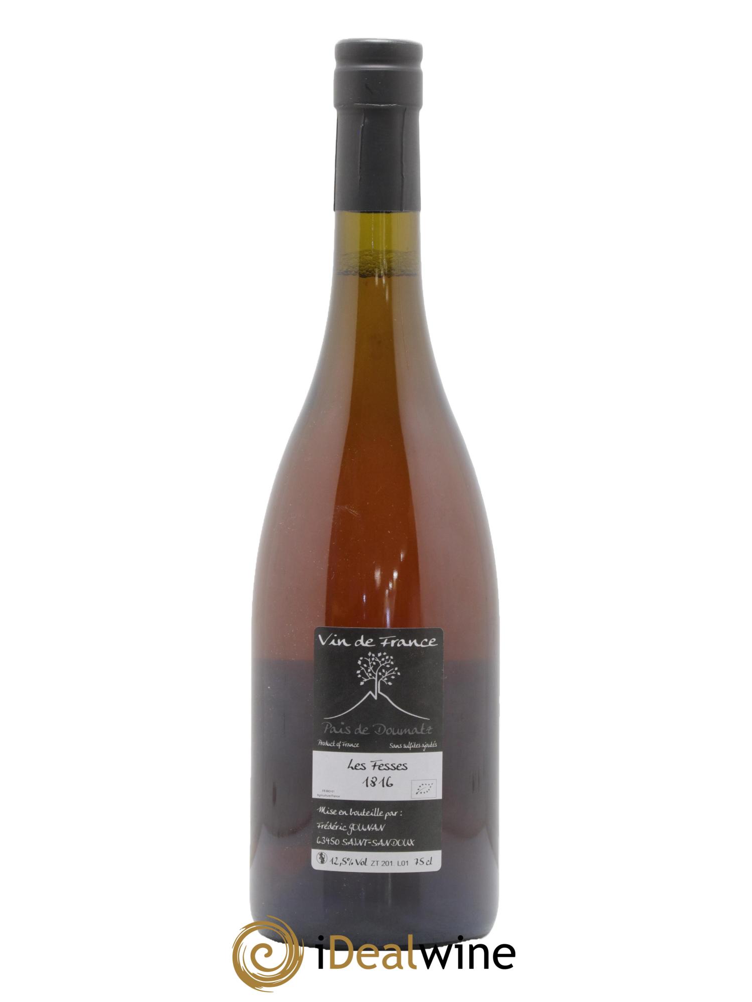 Vin de France Les Fesses Vignoble de l'Arbre Blanc 2016 - Lot of 1 bottle - 1