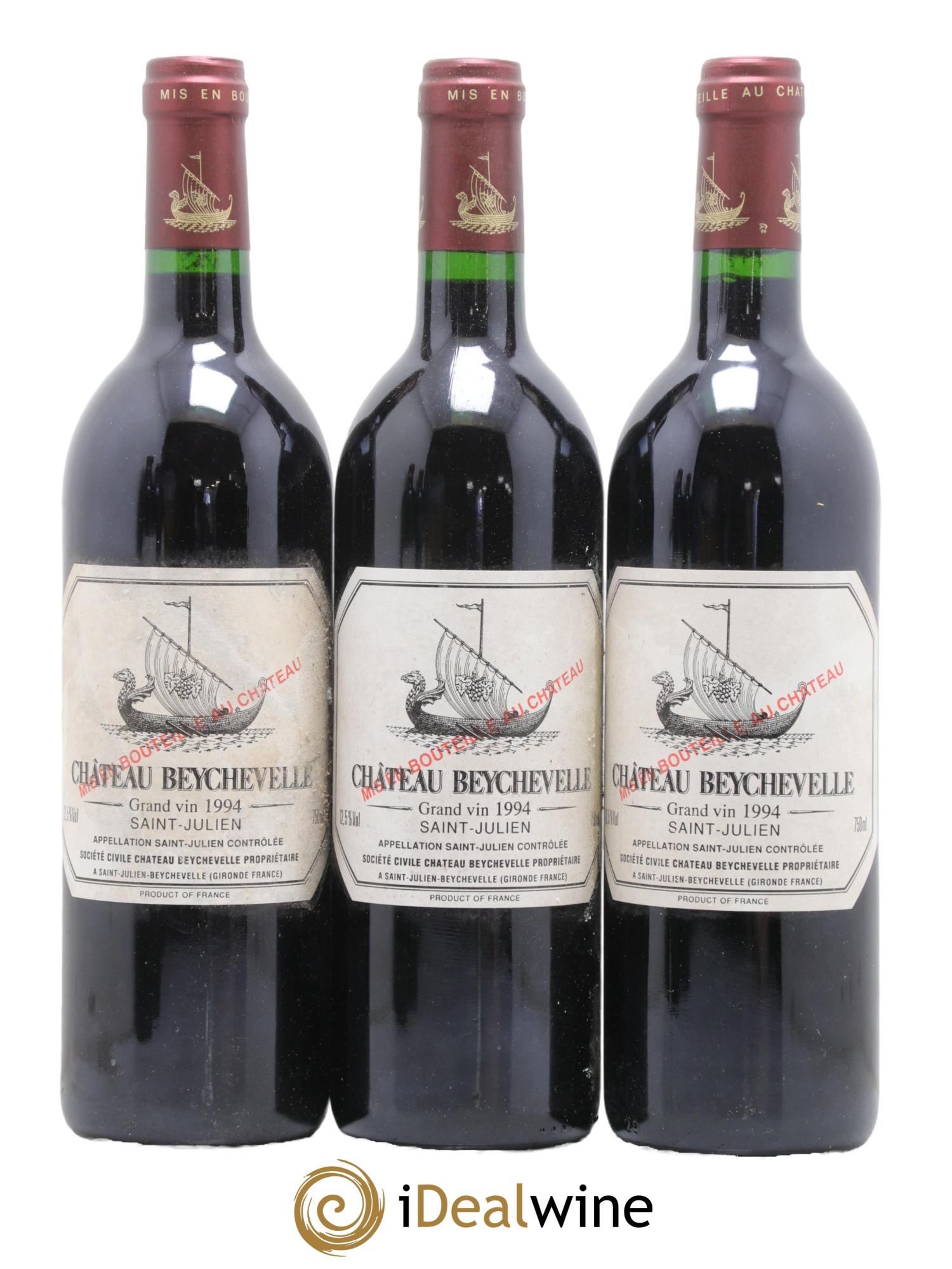 Château Beychevelle 4ème Grand Cru Classé 1994 - Lot de 12 bouteilles - 1