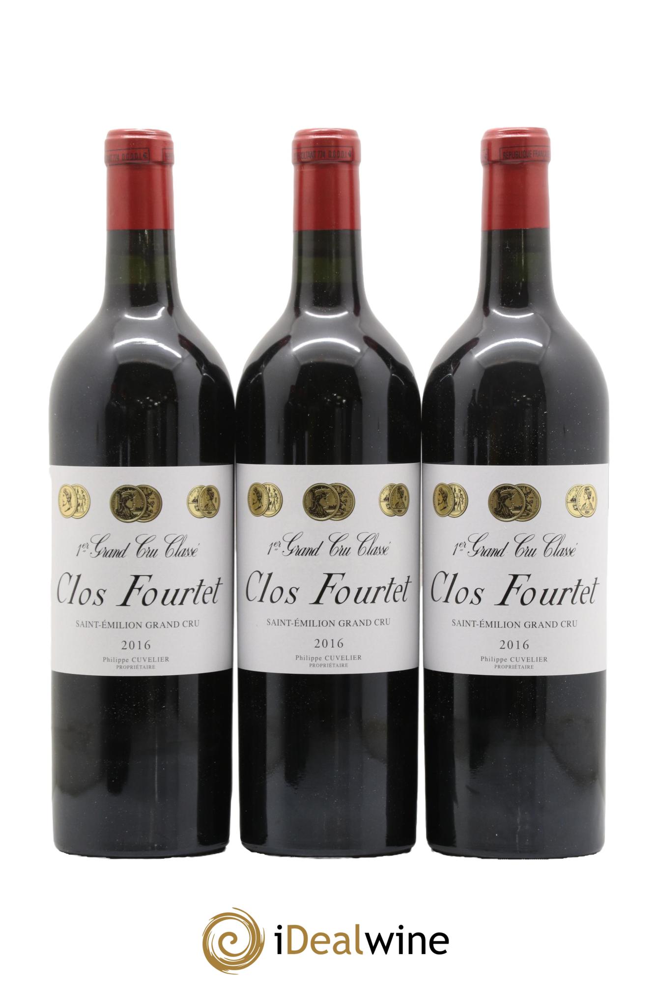 Clos Fourtet 1er Grand Cru Classé B 2016 - Lotto di 6 bottiglie - 2