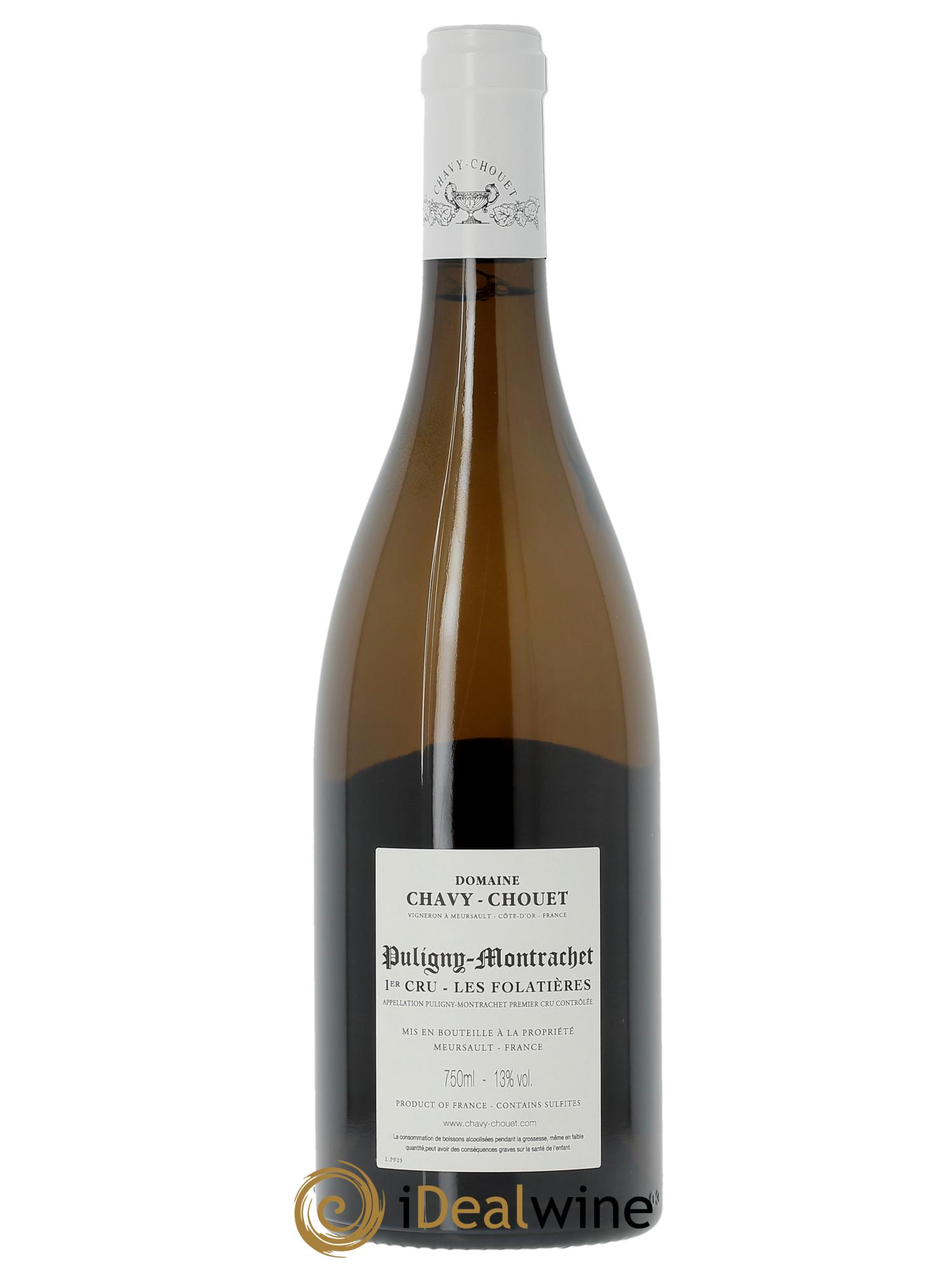 Puligny-Montrachet 1er Cru Les Folatières Chavy-Chouet  2023 - Posten von 1 Flasche - 1
