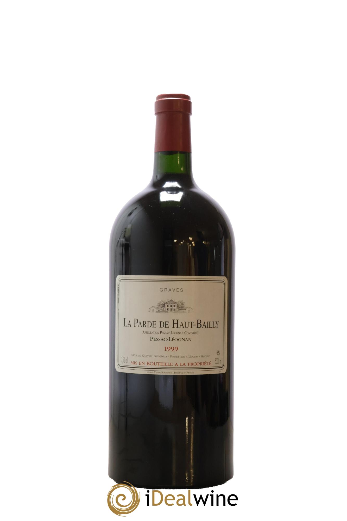 Haut Bailly II (Anciennement La Parde de Haut-Bailly) Second Vin 1999 - Lot de 1 jeroboam - 0