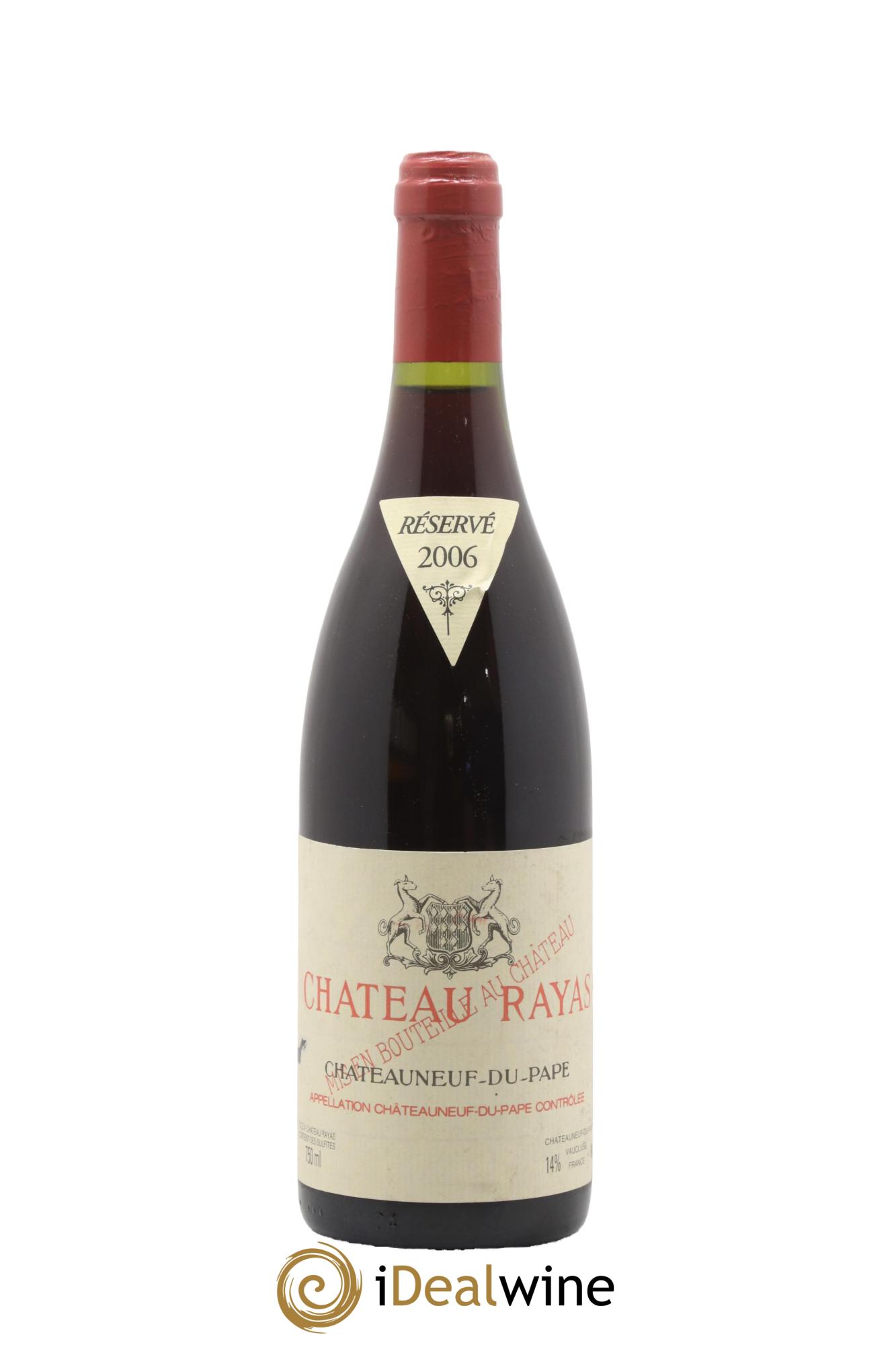 Châteauneuf-du-Pape Château Rayas Emmanuel Reynaud 2006 - Lot de 1 bouteille - 0