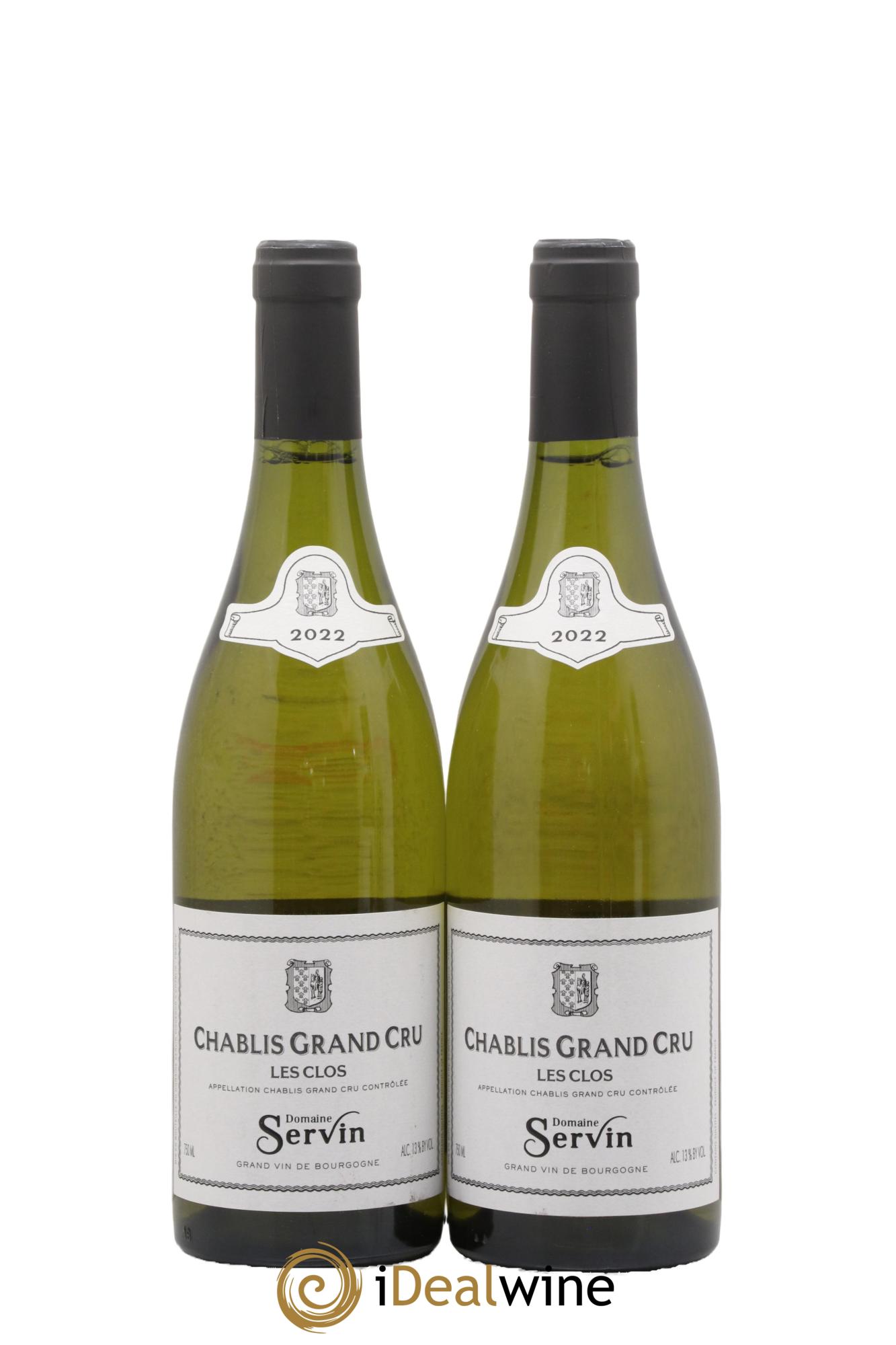 Chablis Grand Cru Les Clos Domaine Servin 2022 - Lotto di 2 bottiglie - 0